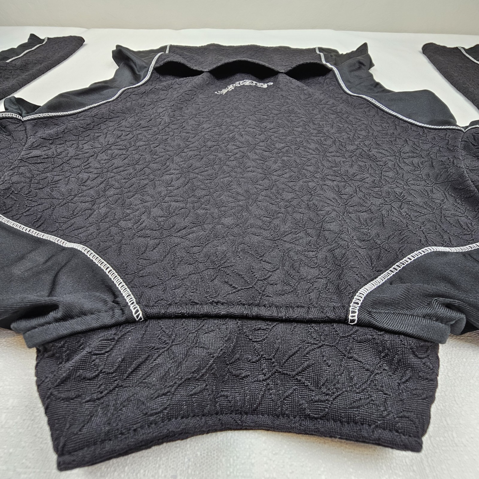 Pearl Izumi Womens Small 3/4 Zip Long Sleeve Mock Neck Pullover Shirt Jacket