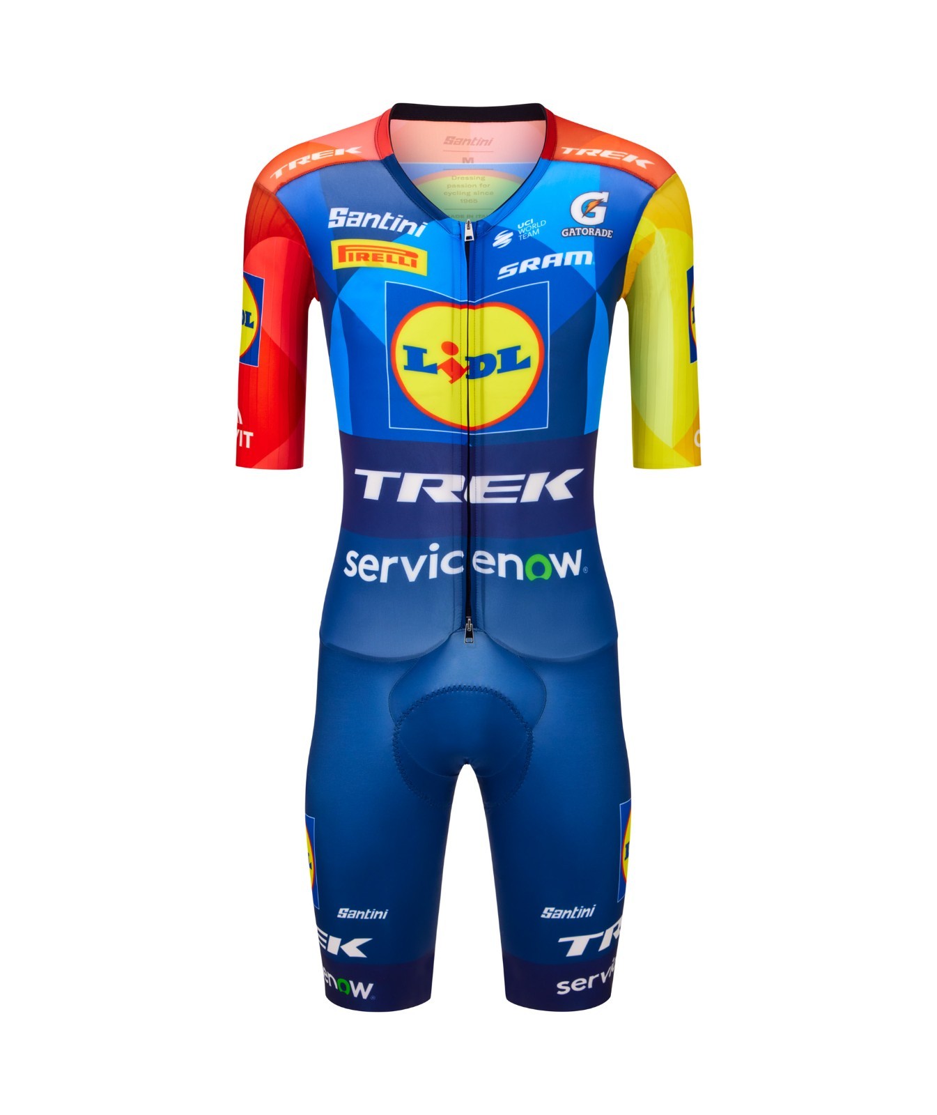 SANTINI LIDL-TREK 2026 OFFICIAL TEAM SKINSUIT – ROAD CYCLING RACING BODYSUIT