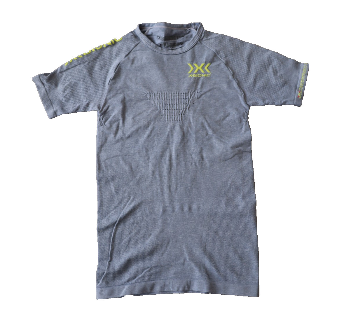 X-BIONIC SPEED EVO GRAY SHORT SLEEVE BASE LAYER TOP SHIRT SIZE WOMENS MEDIUM