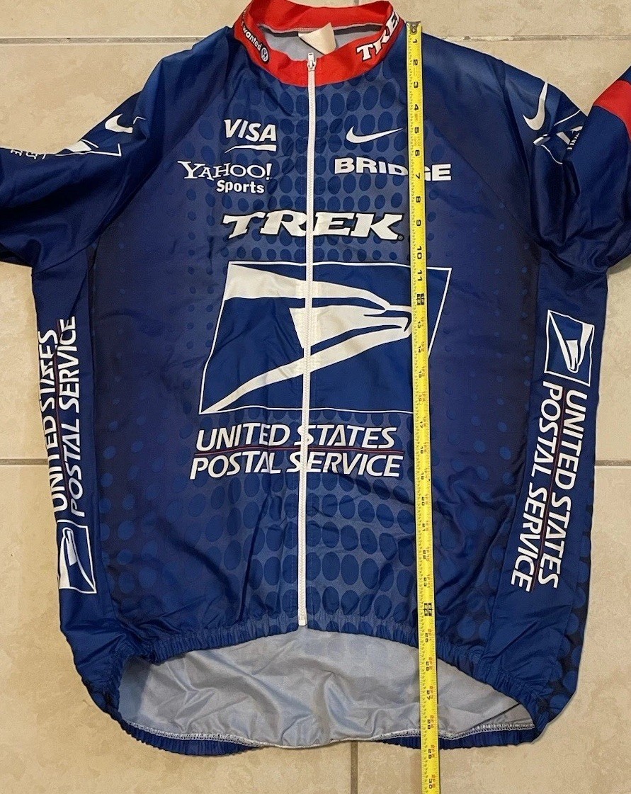Vtg Nike Trek USPS Cycling Jersey L United States Postal Service Racing 90s