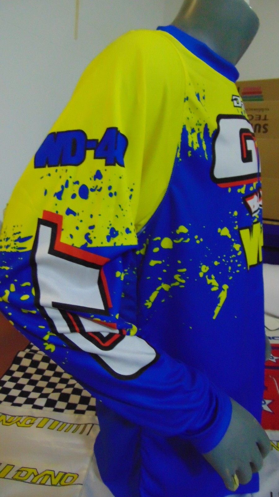 GT MID SCHOOL wd40 BIKE JERSEY CLASSIC BMX JERSEY RACE BIKE SHIRT BMX VINTAGE M