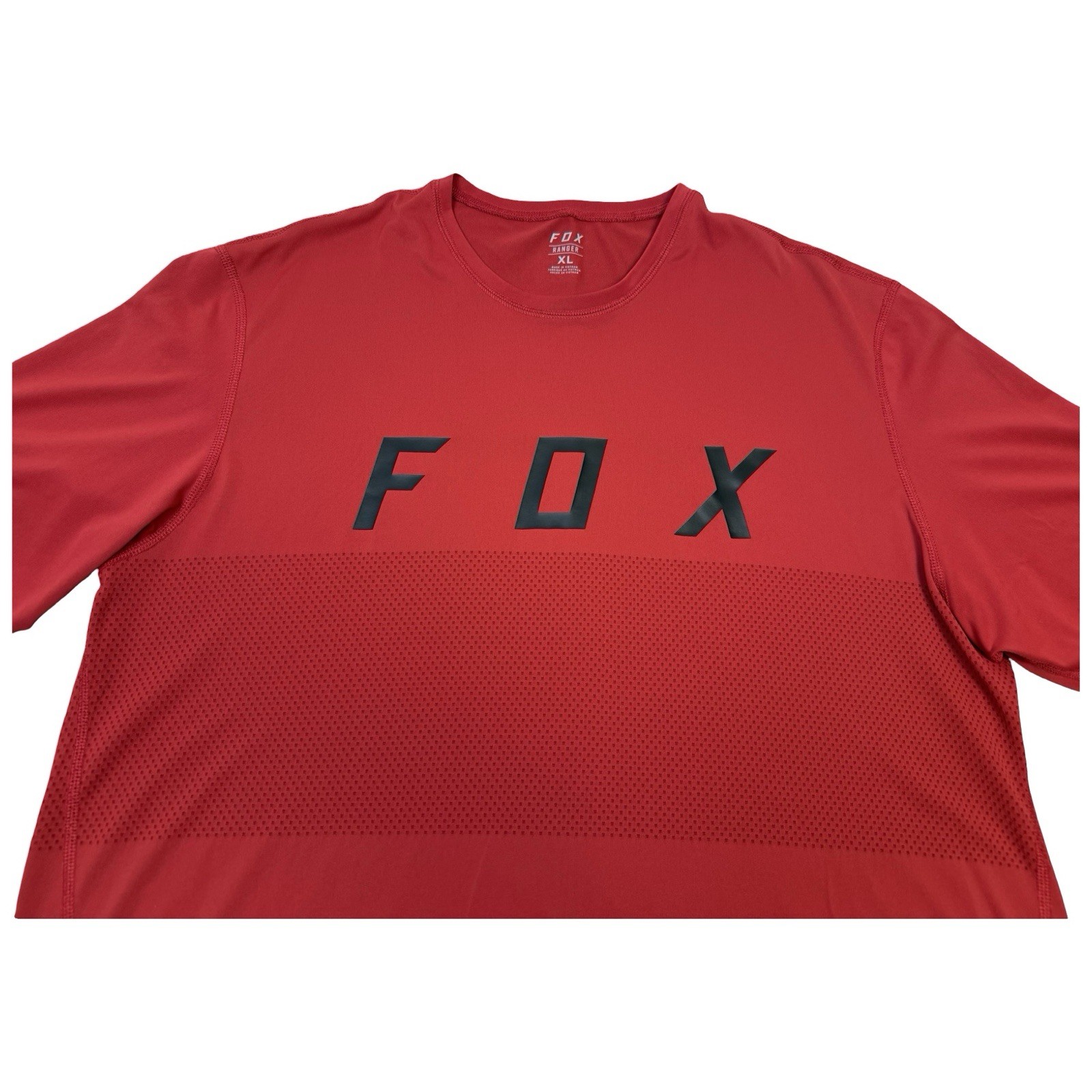 Fox Ranger Mens MTB Jersey Bright Cardinal Red Trudri Bike