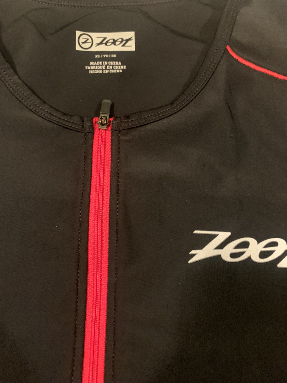 Zoot Unisex size XL red and black cycling vest Great Condition Slightly Use