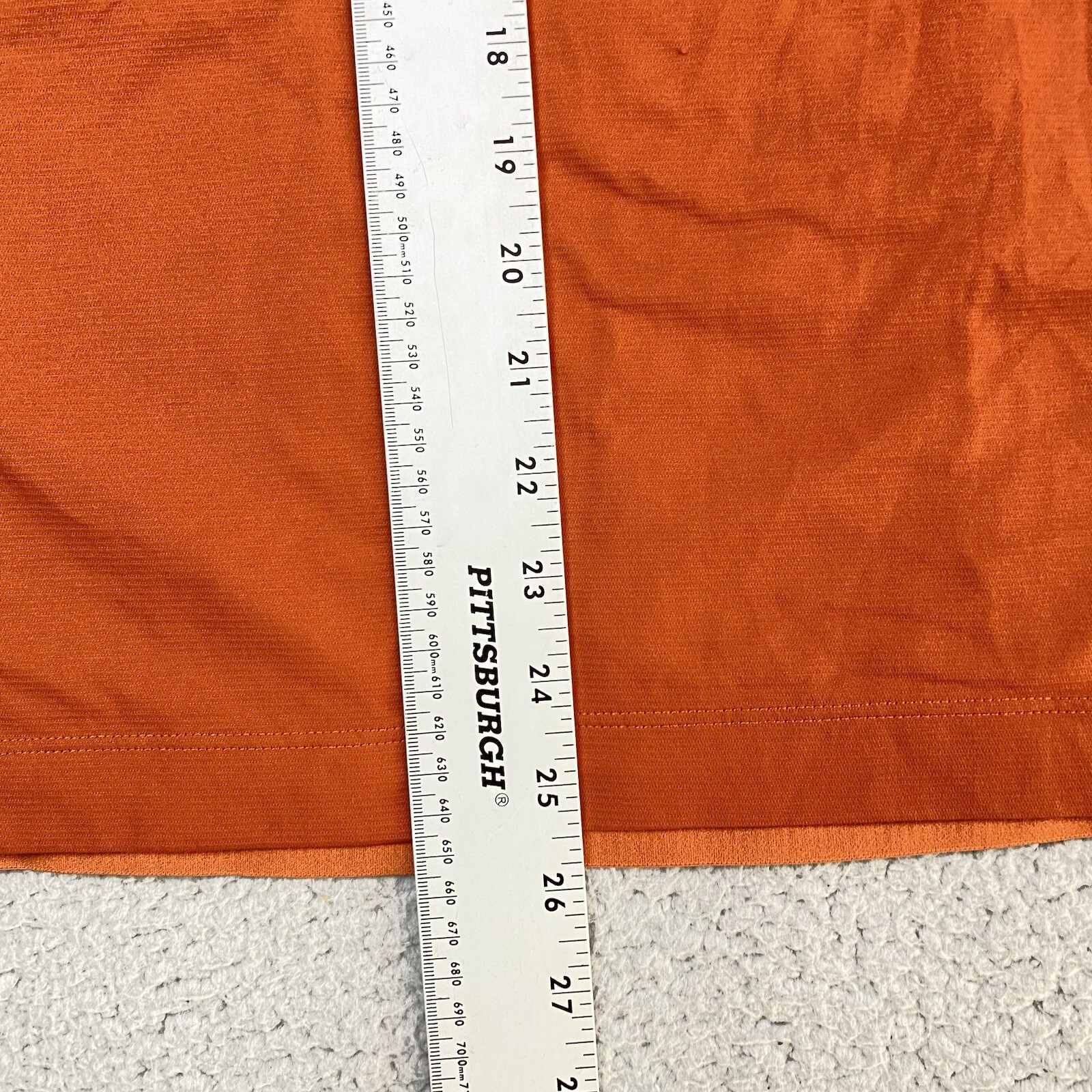 REI Co Op Orange Lightweight Cyling Short Sleeve Jersey Shirt Mens Size M Medium