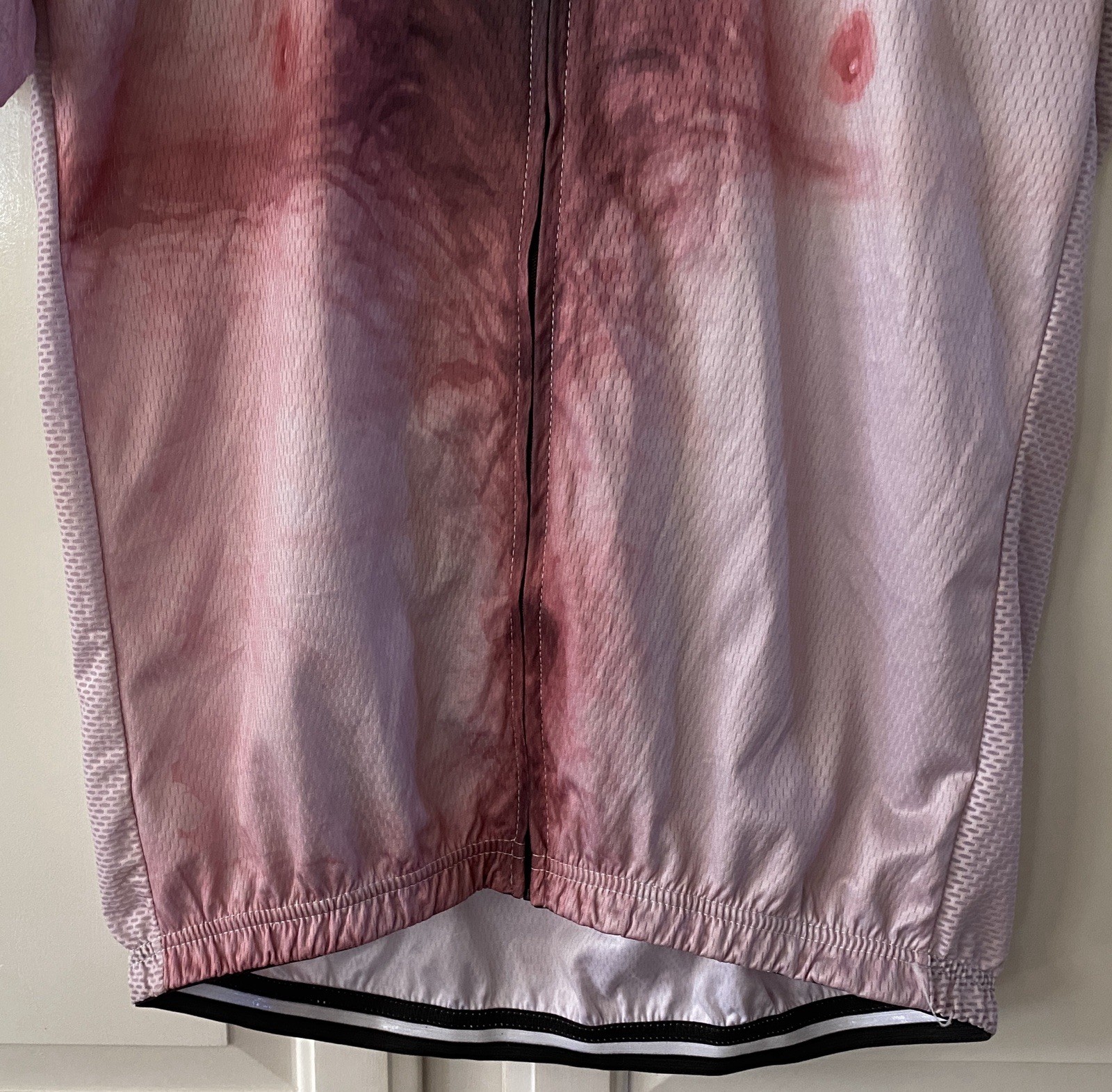 NWT Bicycle Booth Hairy Nude Chest Cycling Bike Jersey Full Zip Men’s Size XL