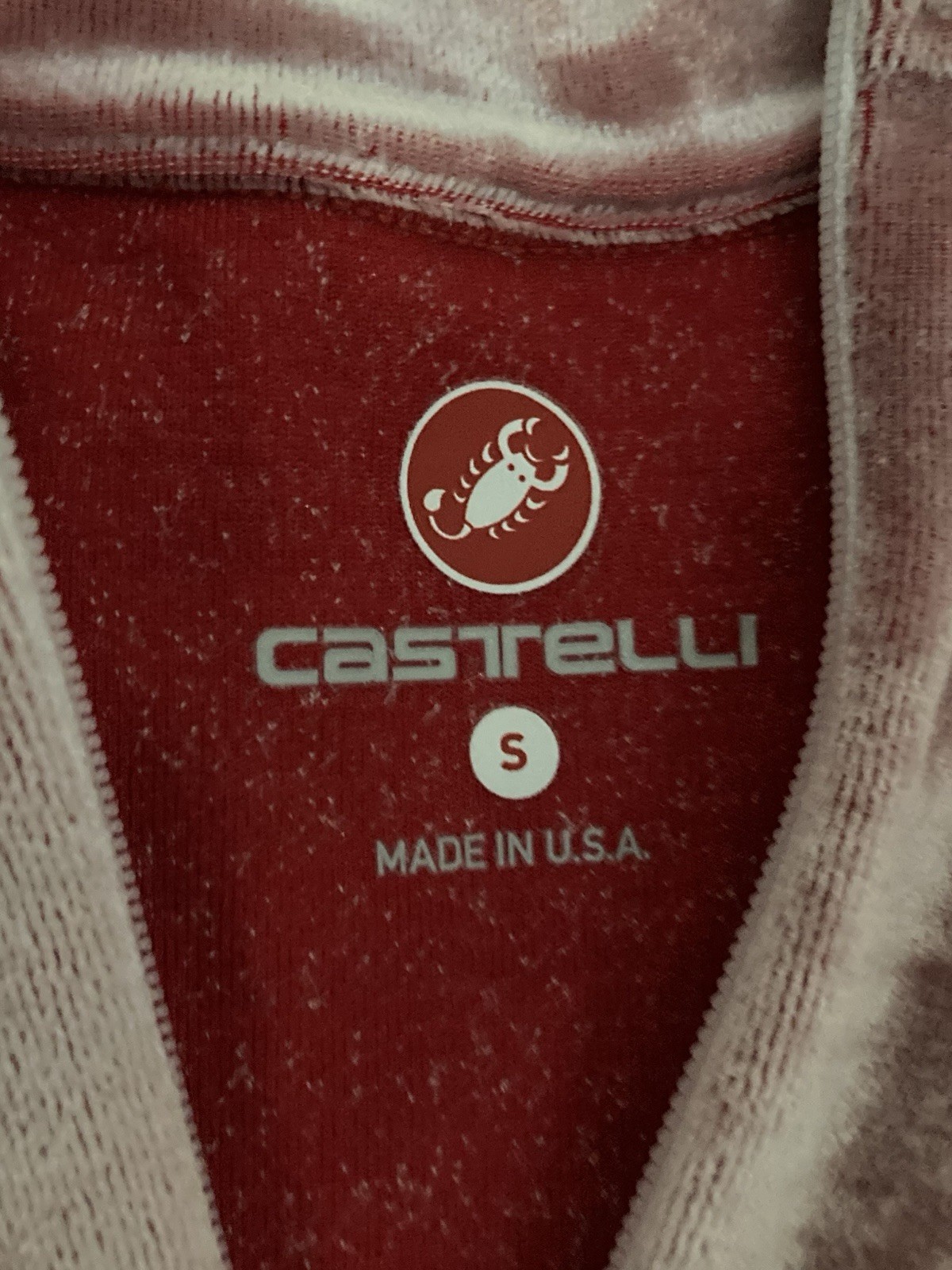 Castelli Women’s Size Small Pink and Red Cycling Long Sleeve Jersey
