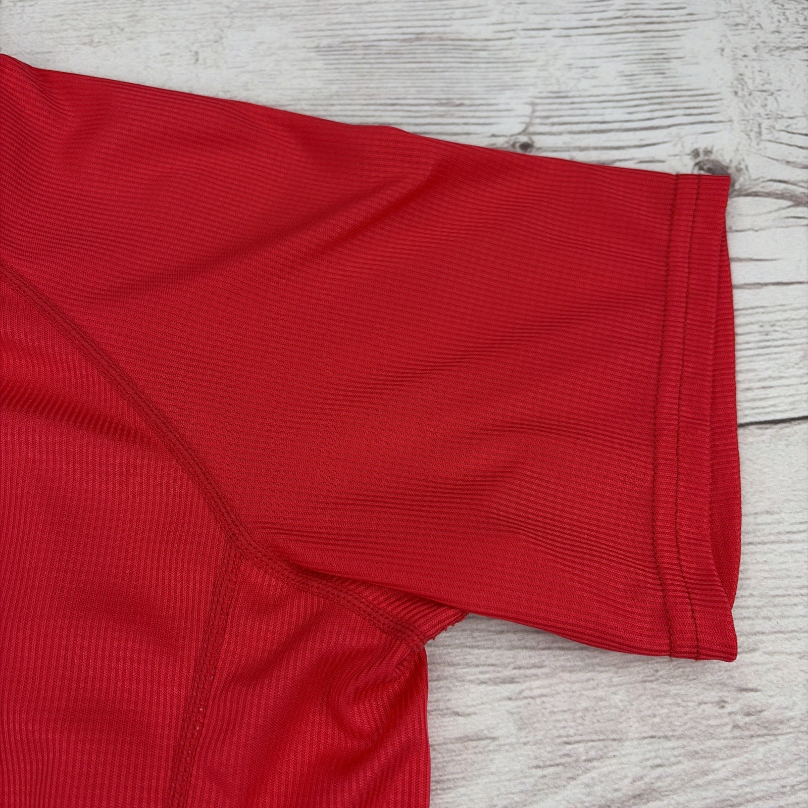 Canari Men’s Small Cyclewear Cycling Jersey Red Back Pouches Reflective Full Zip
