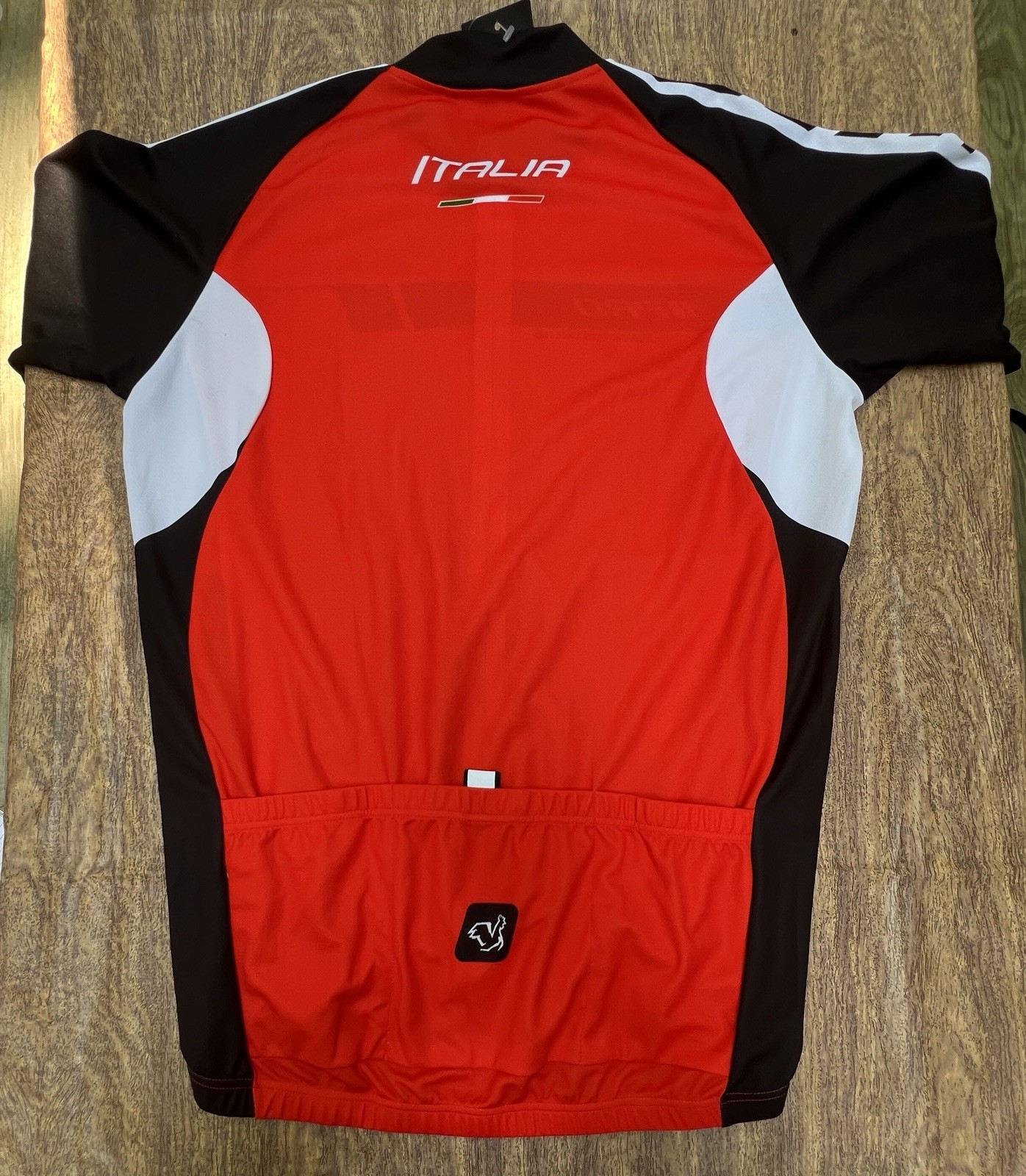 De Marchi Pro SS Cycling Jersey Men’s 3XL Red Black White Italian Made NWT