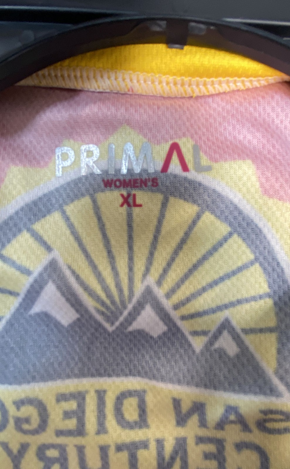 Primal Women’s San Diego Century 2018 Sport Cut Cycling Jersey XL NWT