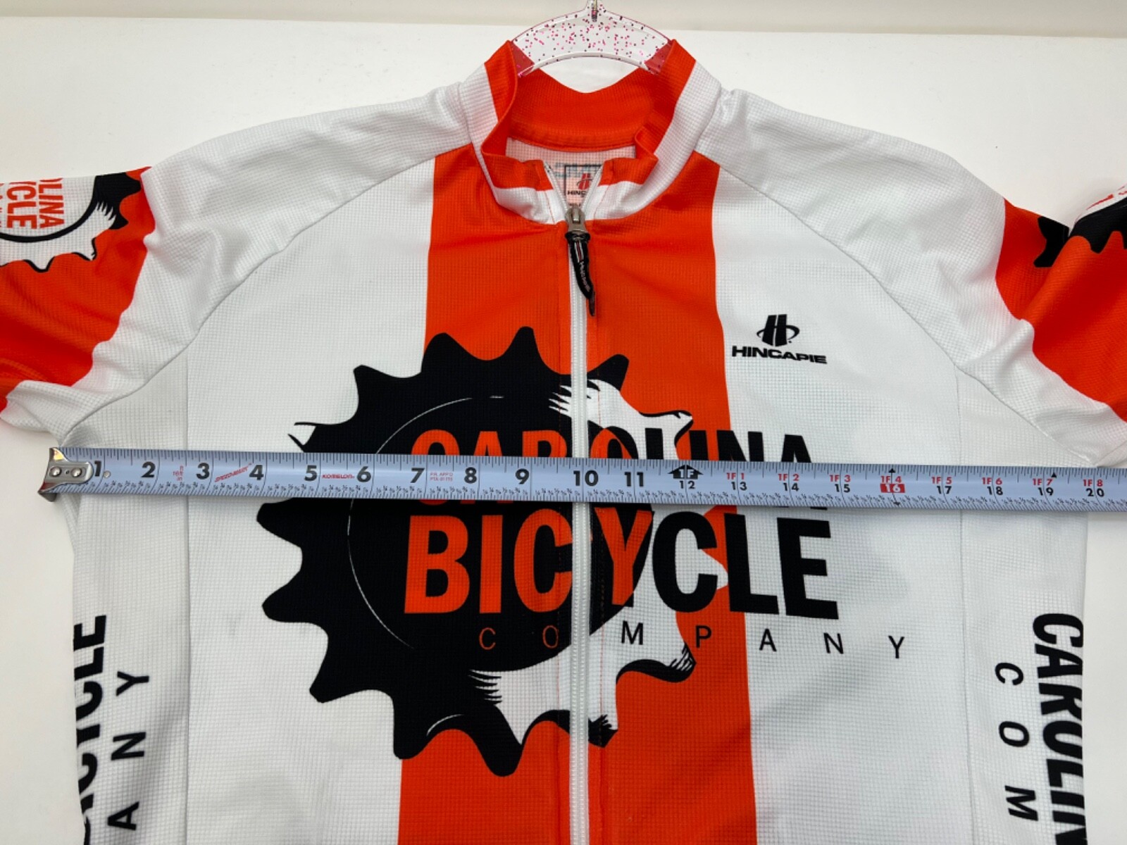Hincapie Carolina Bicycle Company Cycling Bicycle Jersey Full Zip Size Medium