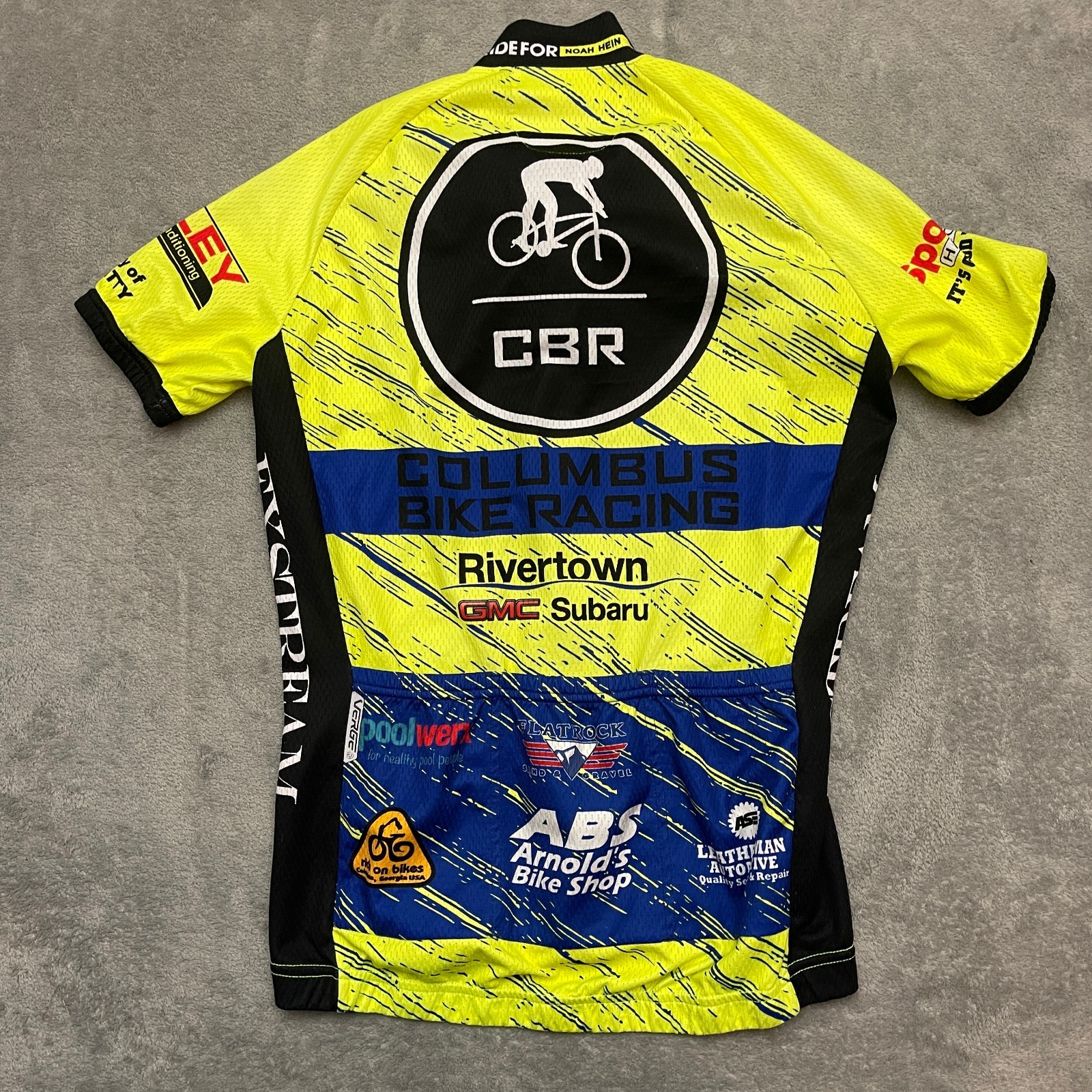 Verge Sports Cycling Jersey Women’s Size Small Elite Fitted Columbus Bike Race