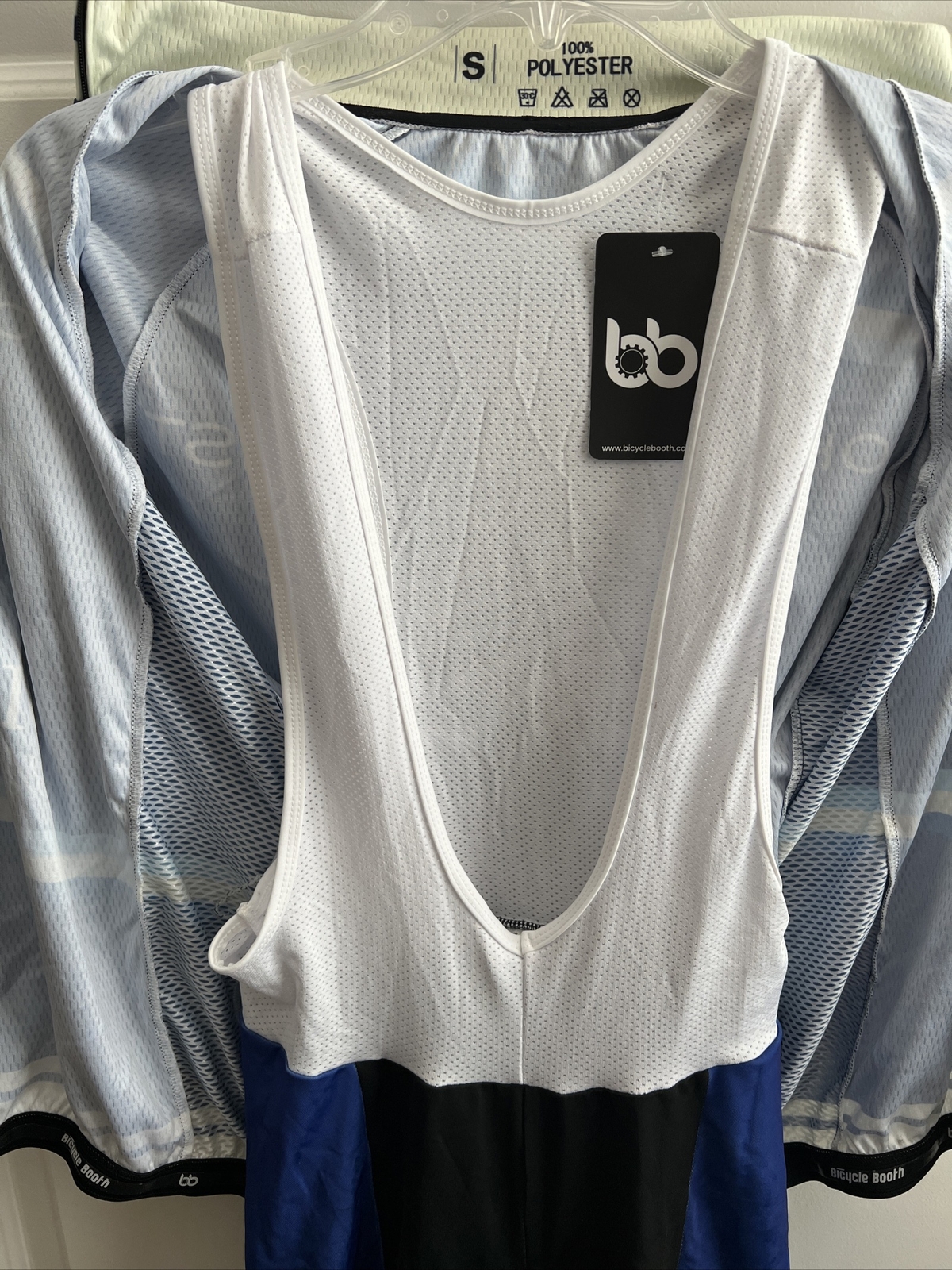 NWT Set Bicycle Booth Cycling Jersey And Shorts Men’s Small Full-Zip w/Pockets,
