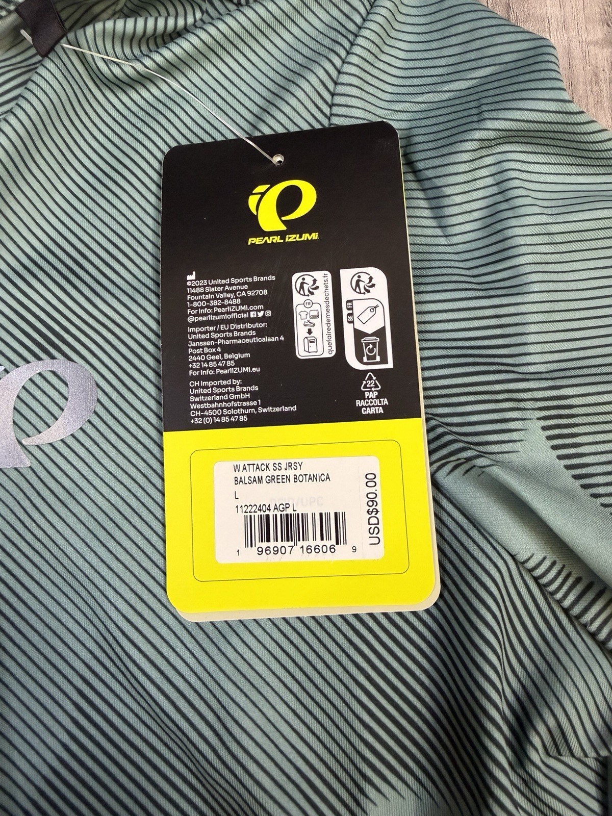 Pearl Izumi Classic Cycling Jersey Mens Size XXL Citadel Tri Color 11122504 NEW