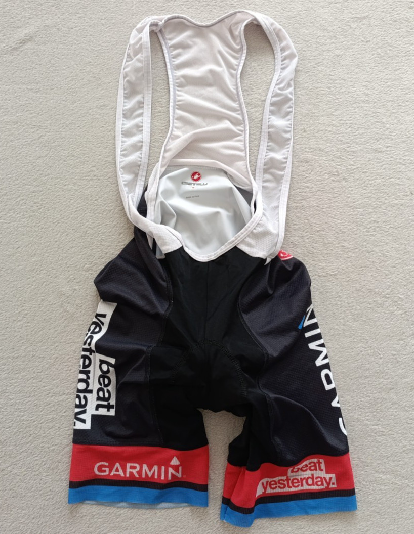 Garmin Beat Yesterday Castelli mens cycling kit set jersey + bib shorts size S-M