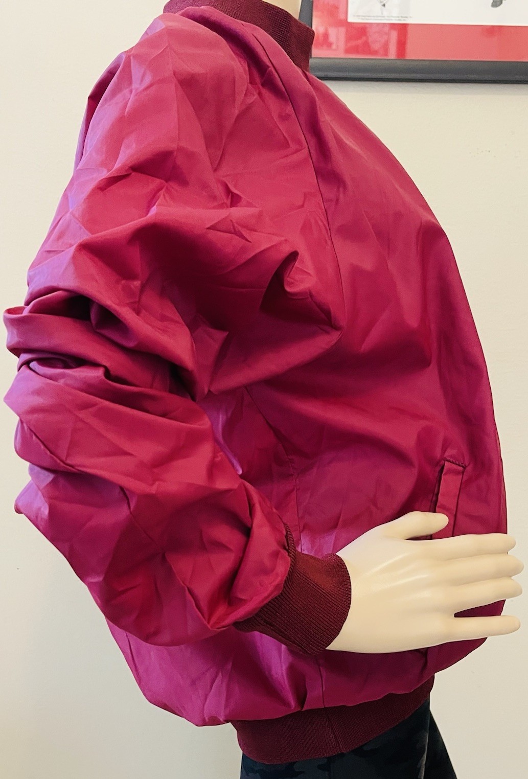 Bike Cycling Windbreaker Rain Jacket (Men’s LG) Maroon Mountain Biking