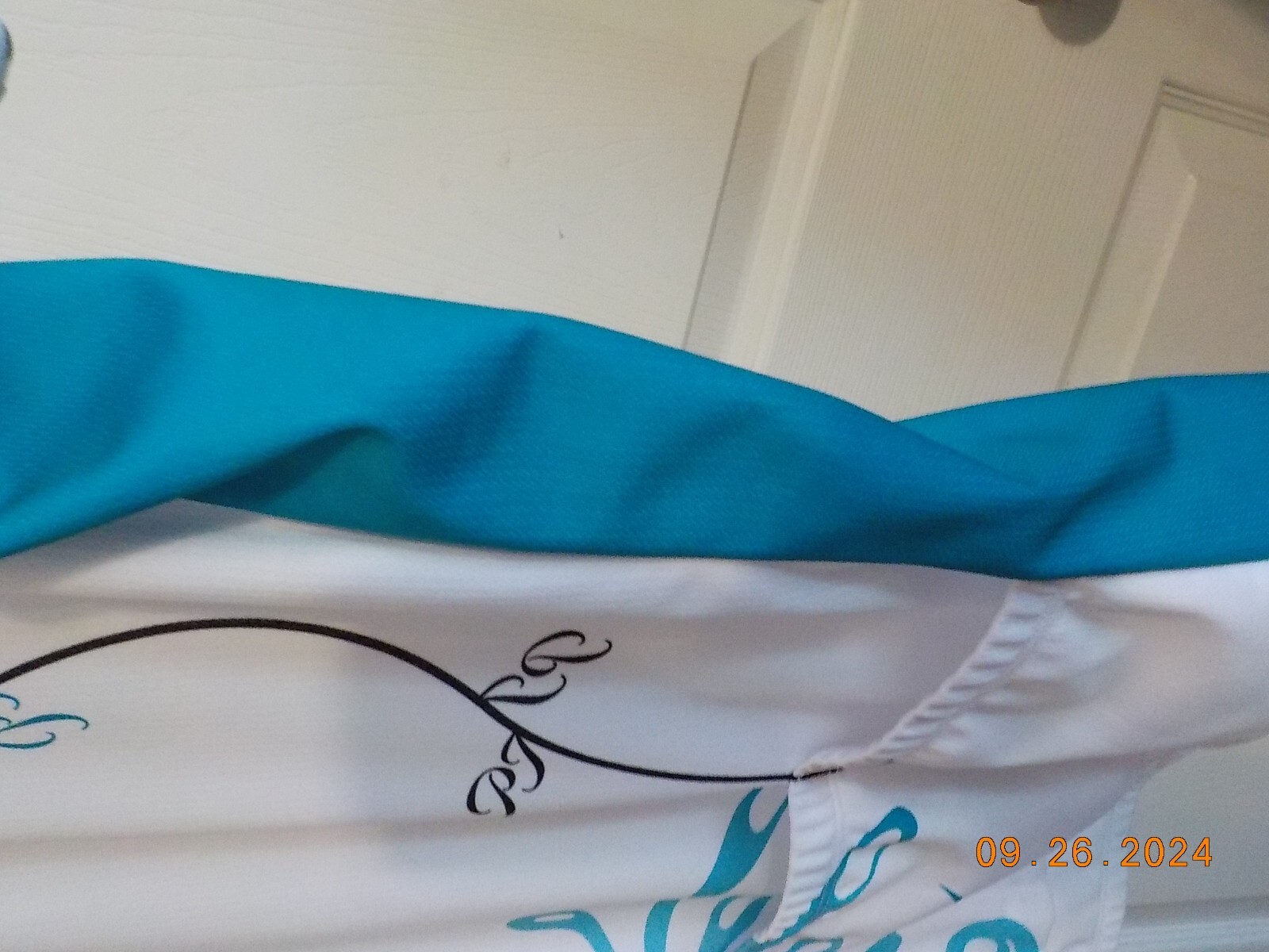 PEARL IZUMI MULTI COLOR AQUA/WHITE/BLACK CYCLING SHIRT STYLE 0790 2011/12