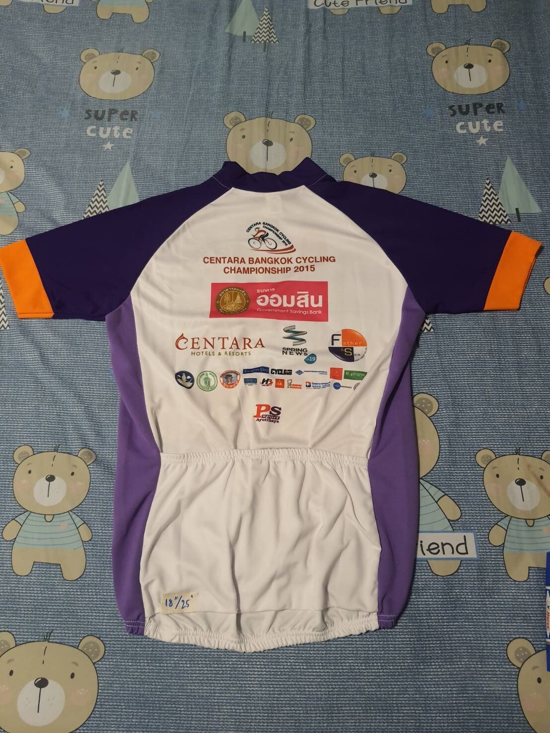 bike jersey large short sleeve mens shirt from Thailand