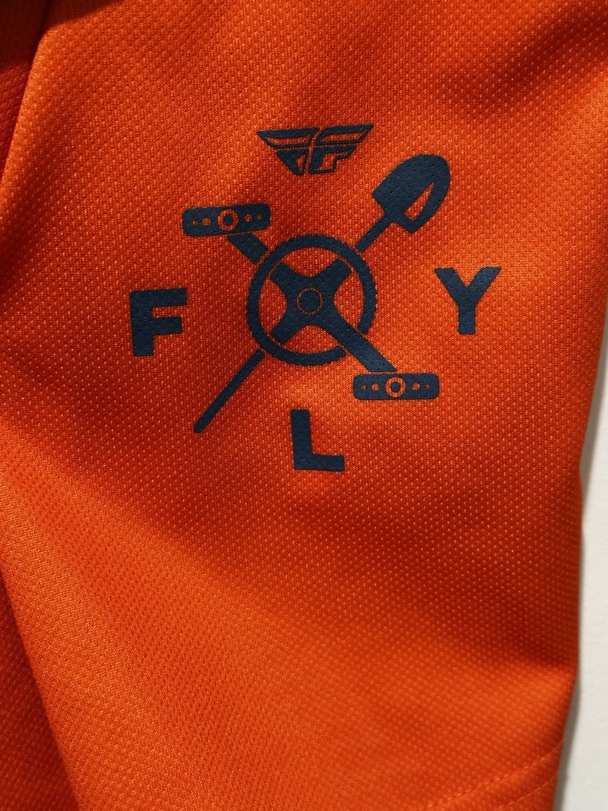 FLY racing Cycling Jersey Men’s Large Orange And Blue