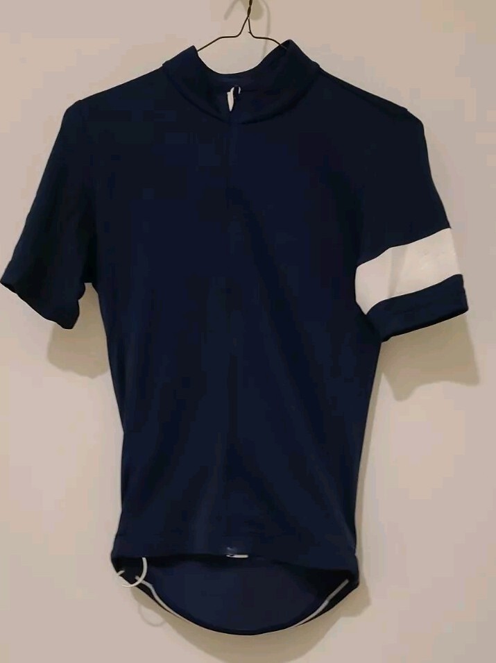 Rapha Classic Jersey II Men’s Short Sleeve Wool Blend Jersey Blue XS