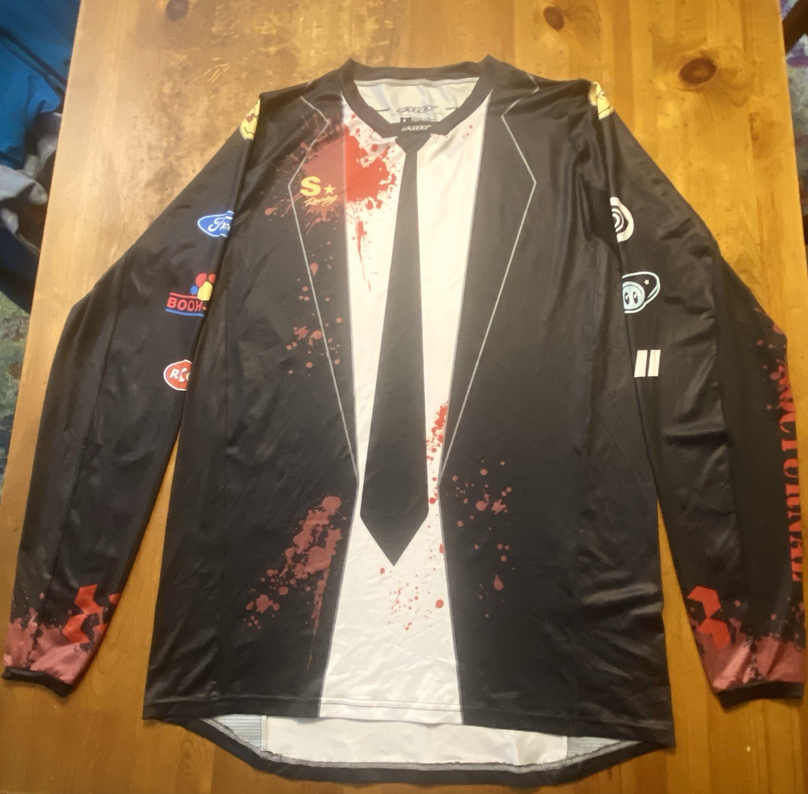 Smith Racing Brown 97 MTB BMX Jersey Bloody Tuxedo Nocturnal Long Sleeve