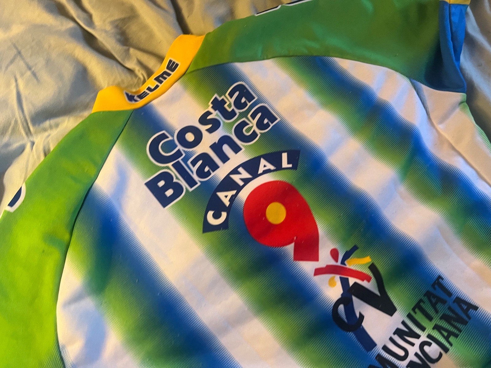 VINTAGE Kelme Costa Blanca Canal 9 Nalini Look cycling jersey size M-L