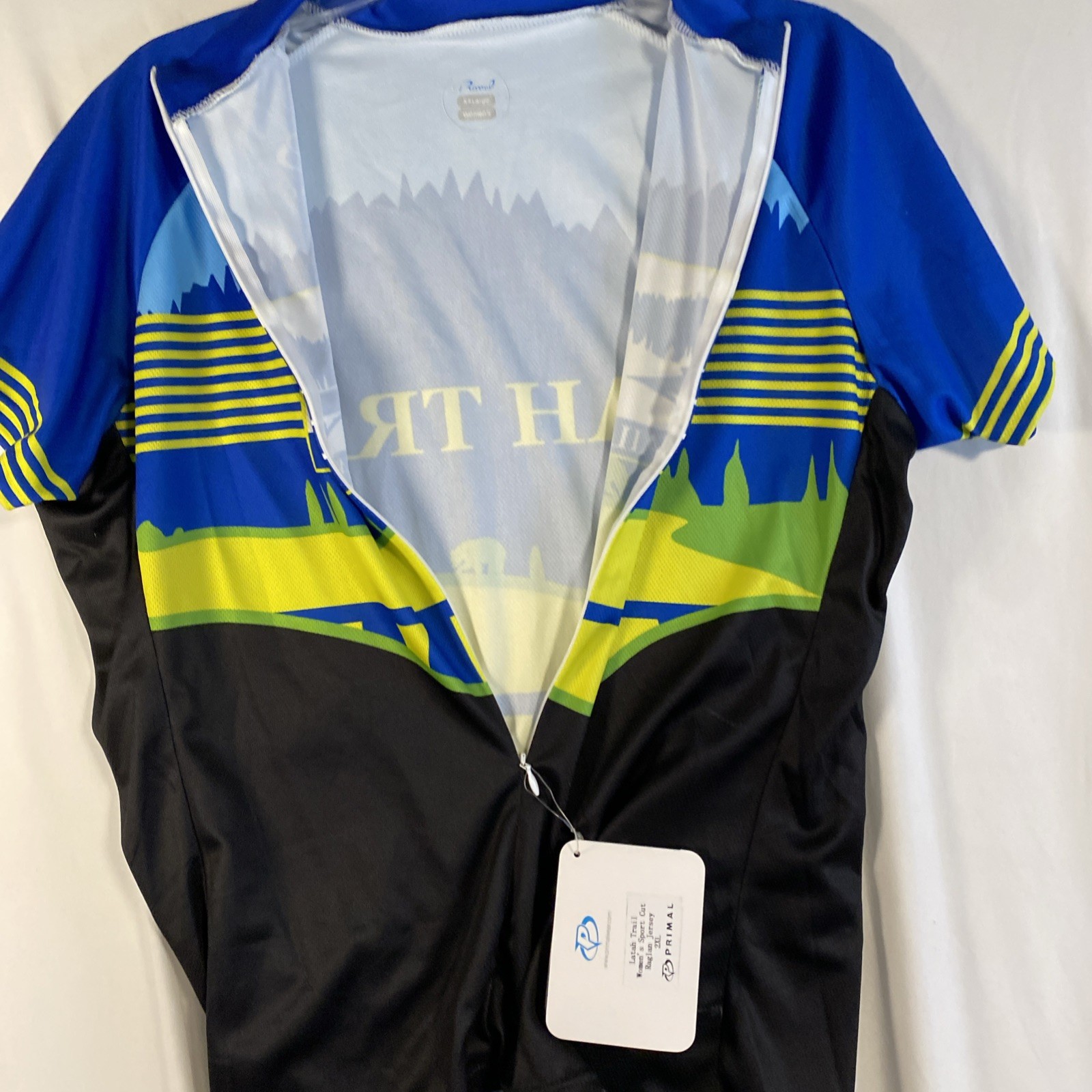 Latah Trail Women’s Sport Cut Raglan Primal Jersey 2XL NWT
