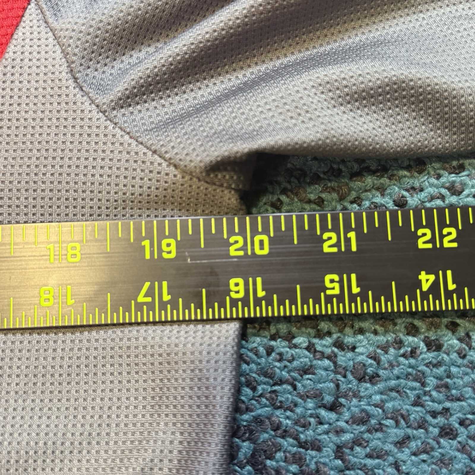 Nike Sphere Dry Element Therma Cycling Top Gray Red Athletic Base layer Y2K
