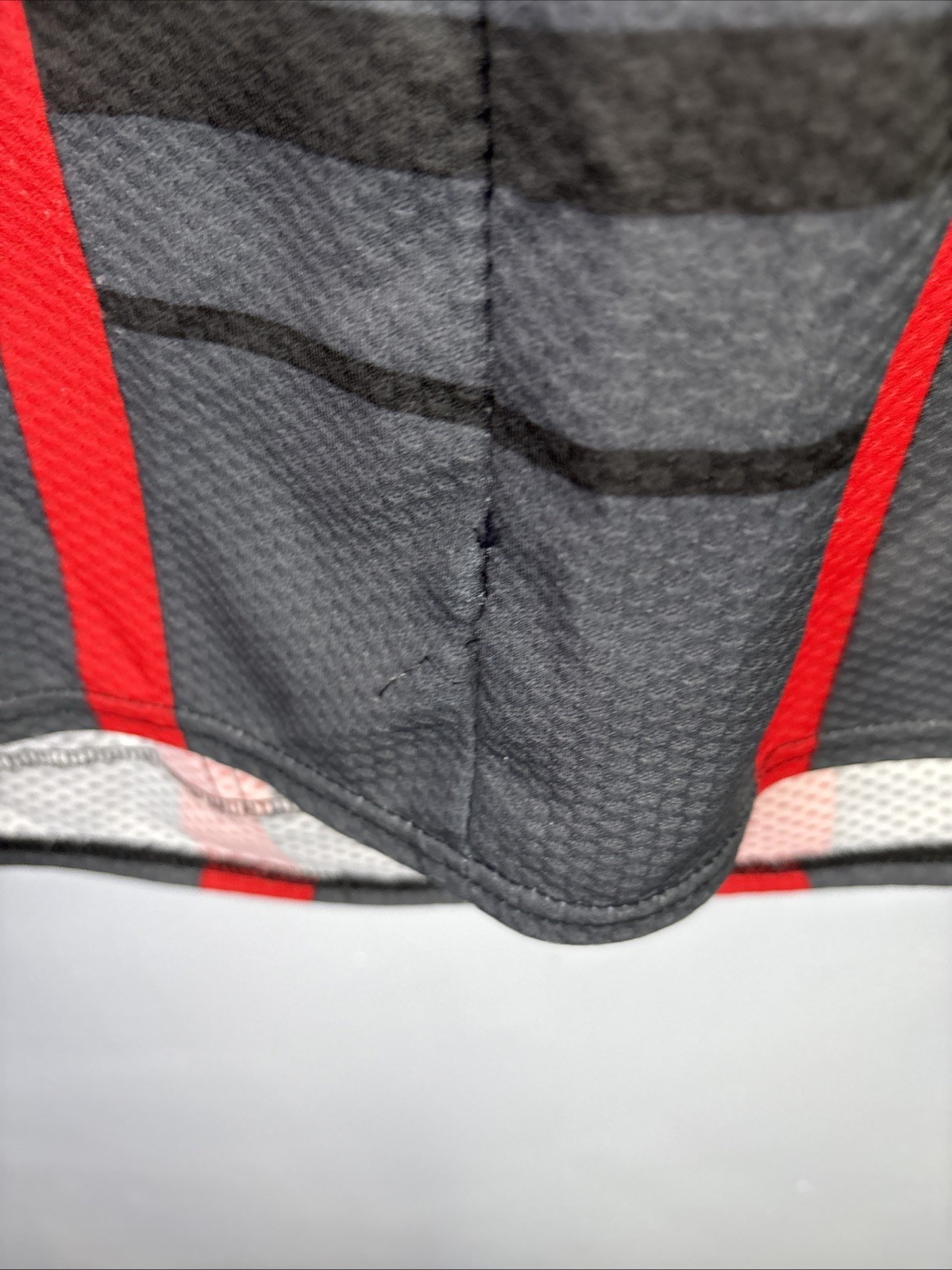 Fox Racing Jersey Mens XXL Red Black Cycling 3/4 Zip Short Sleeve Y2K