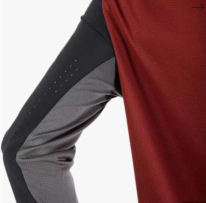 Brand New FOX Racing Mens Defend MTB Long Sleeve Jersey $90 Med Rust Brown LS