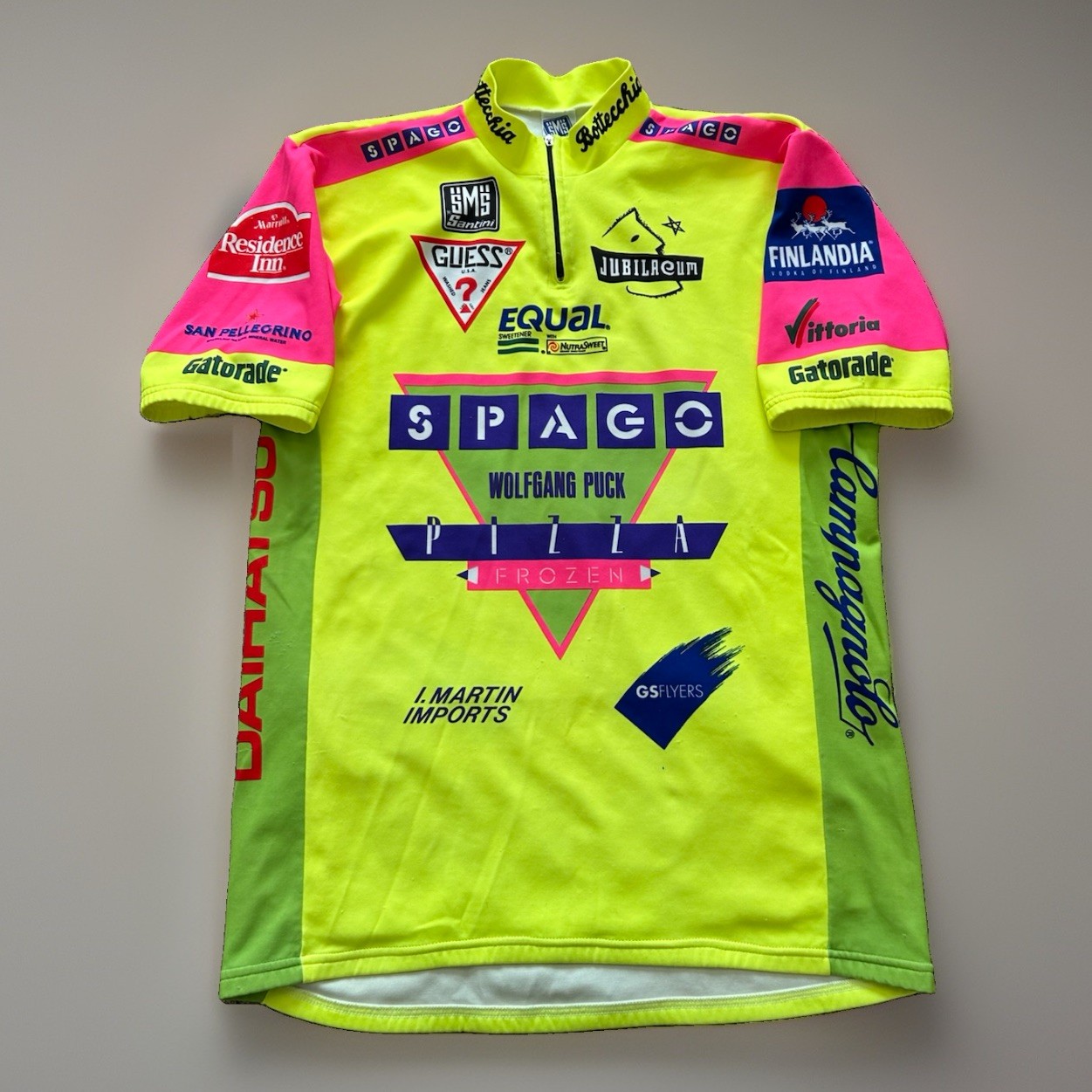 SMS Santini Guess Gatorade Cycling Jersey Spago Wolfgang 90s VTG Italy 3XL