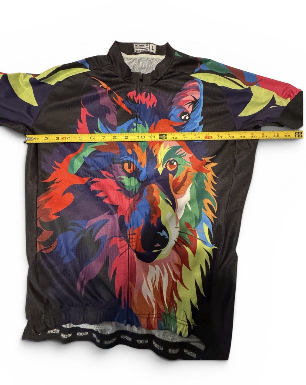 Men’s Weimoster Jersey Full Zip Bike Jersey Short Sleeve Cycling Biking Shirt
