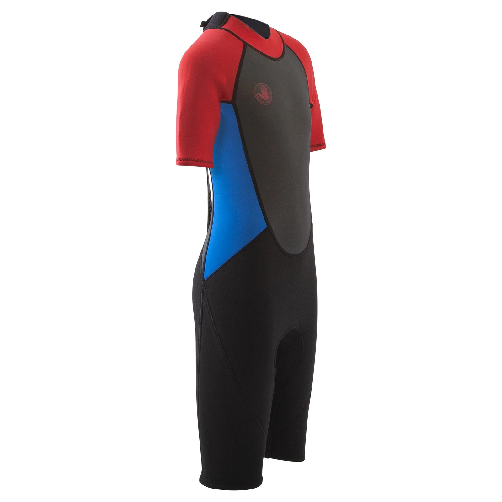 Body Glove Pro3 Junior Short Sleeve Spring Wetsuit, 2/1mm Neoprene, Back Zip, Re