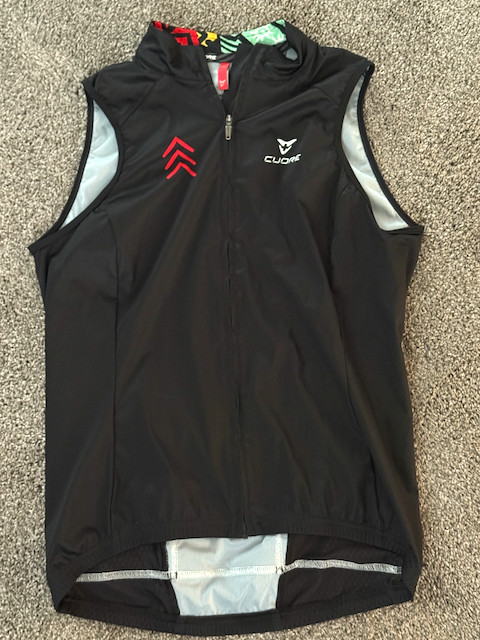 Cuore Womens Cycle Jersey World Bicycle Relief Vest Medium NWOT !