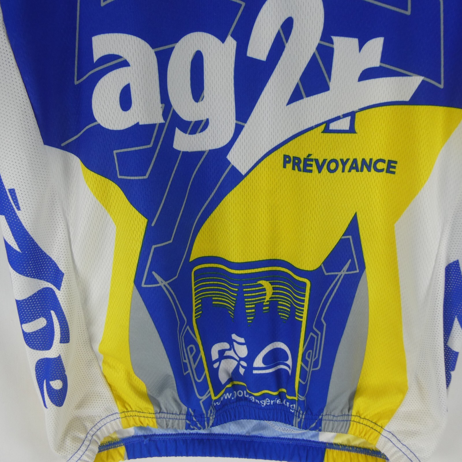 Zerie Men’s Medium B Twin Racing team ag2r Cycling Jersey Michelin