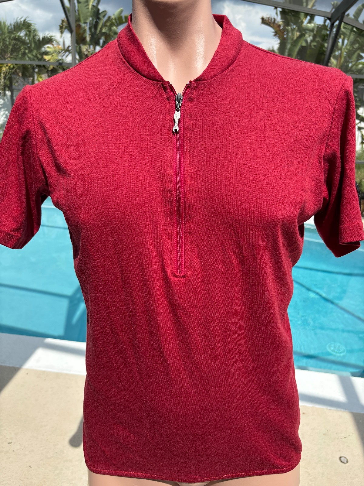 Cannondale Bike Red Cycling Jersey Cycle shirt Mens L Large