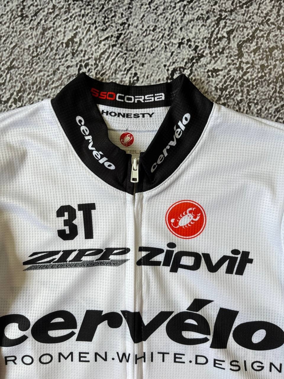Castelli Cervélo Zipvit Team Cycling Jersey Men’s Size S