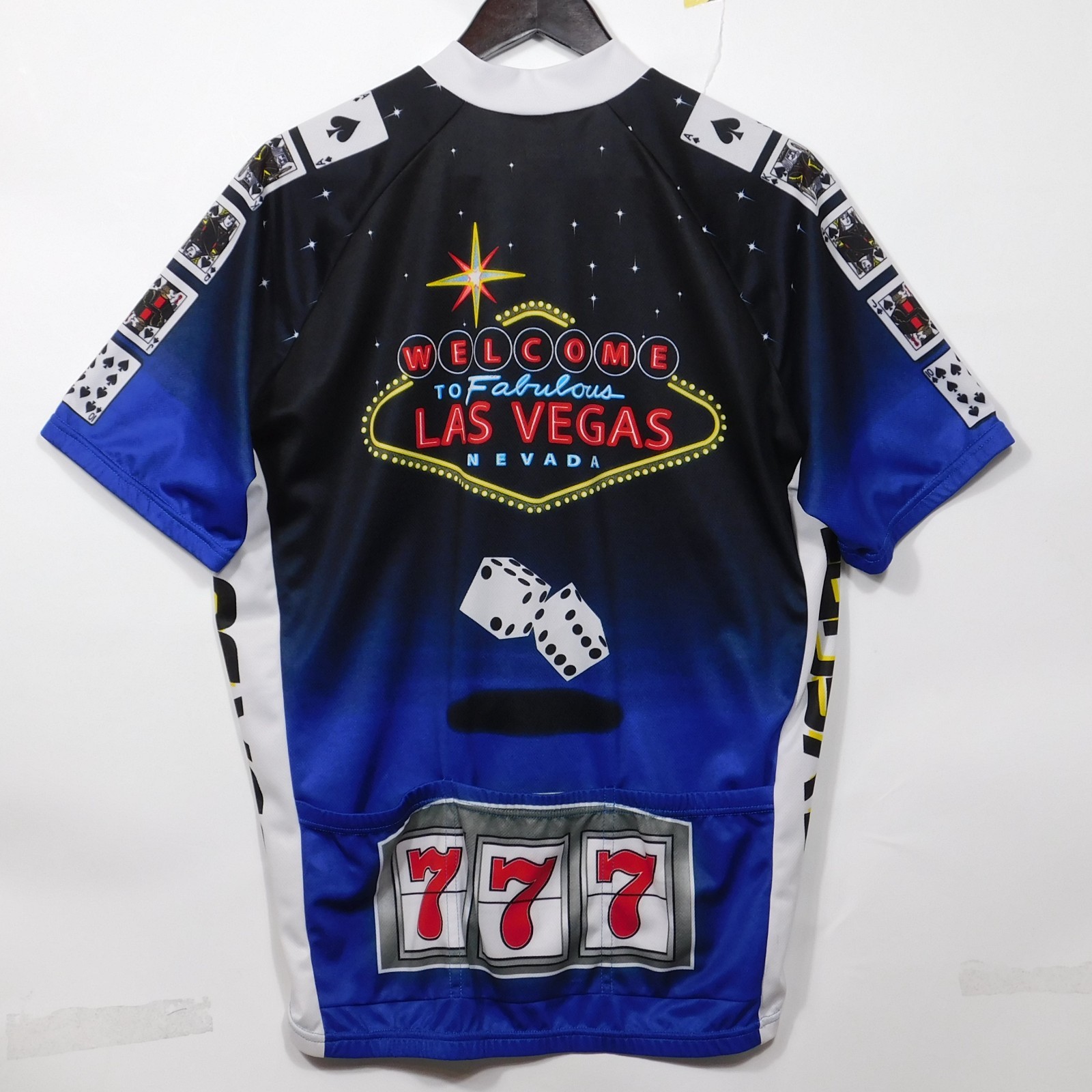 World Jerseys Welcome To Fabulous Las Vegas Half Zip Cycling Jersey Men’s XXL