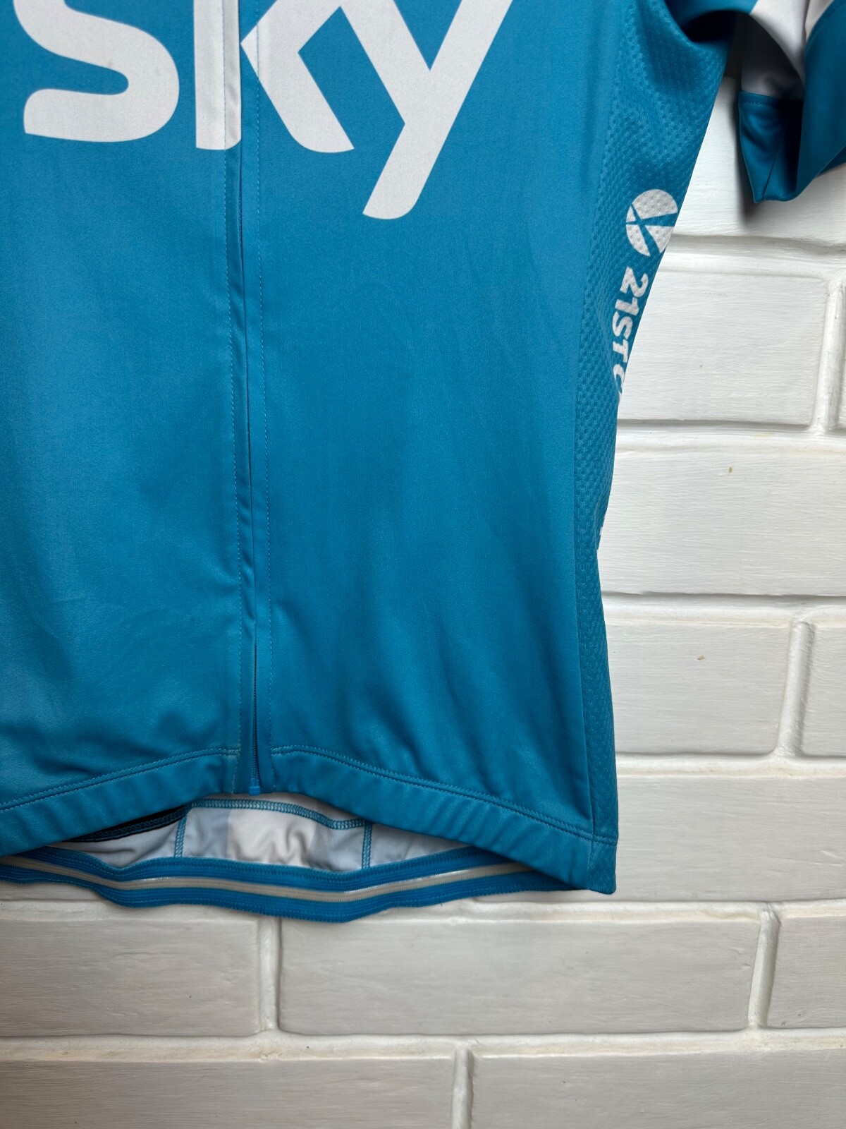 Rapha Team Sky Cycling Jersey Size Xs Blue Very Rare Made In China