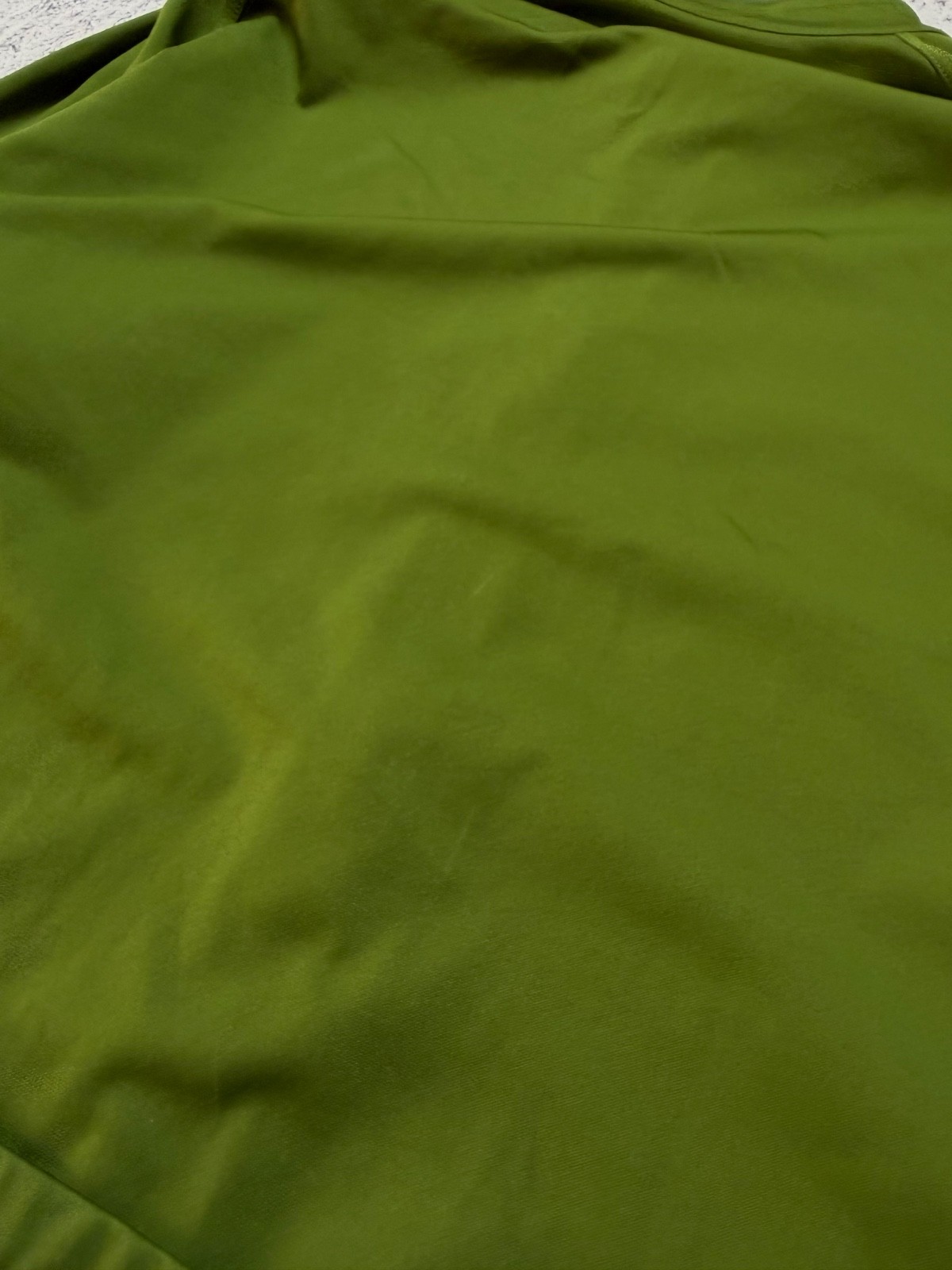 Rapha Core Men’s Long Sleeve Cycling Jersey Olive Green White Band Size XL