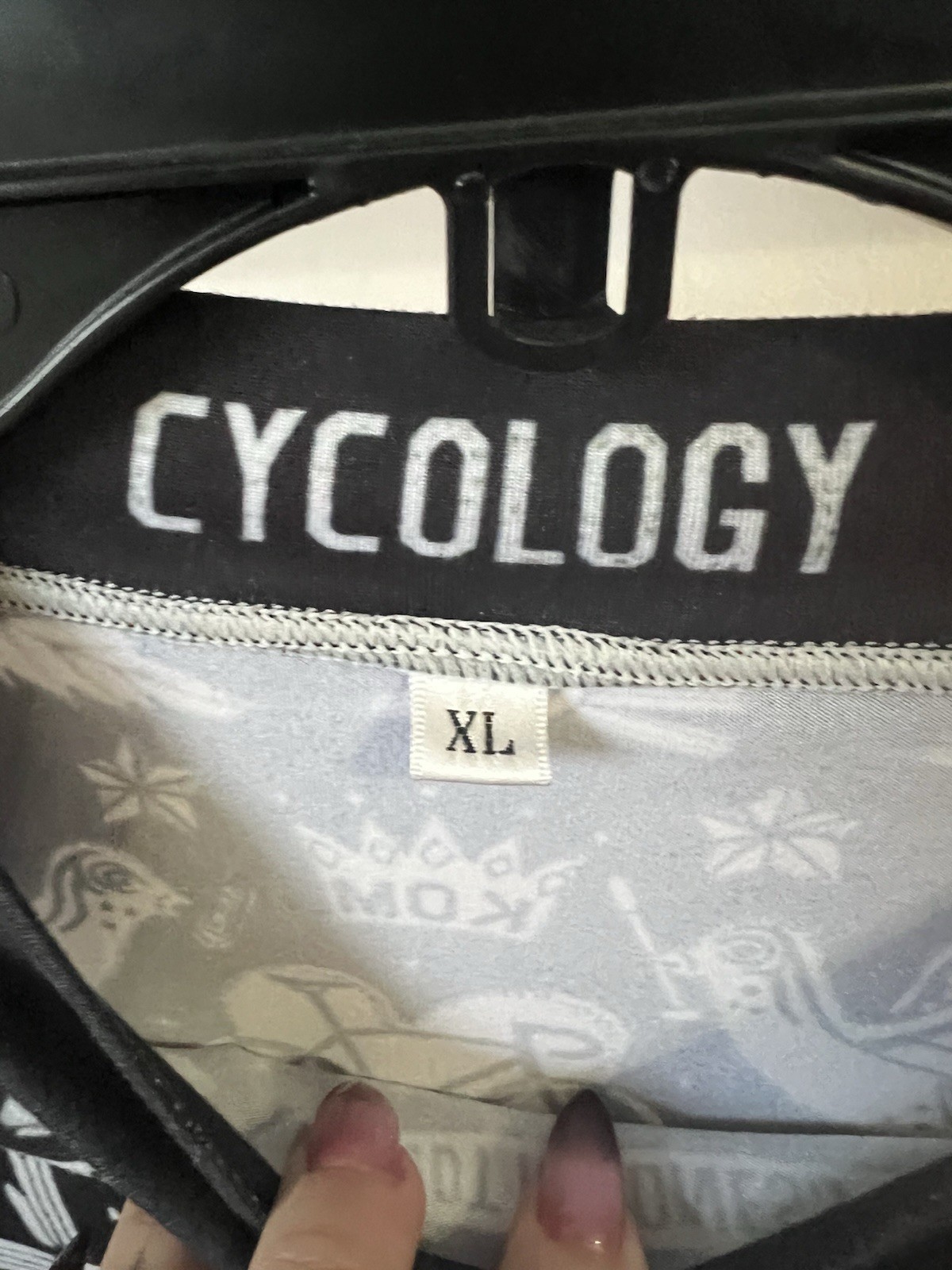 Cycology Velo Tattoo Men’s XL Classic Cycling Jersey Long Sleeve Bike Shirt