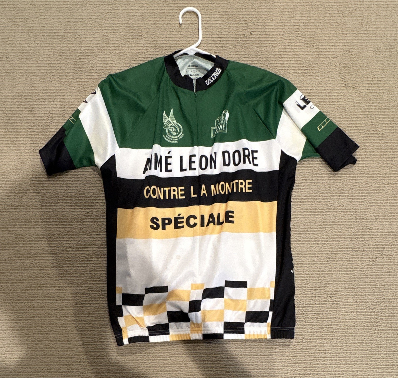 Aimé Leon Dore Men’s Cycling Jersey L Short Sleeve Full Zip Graphic Print