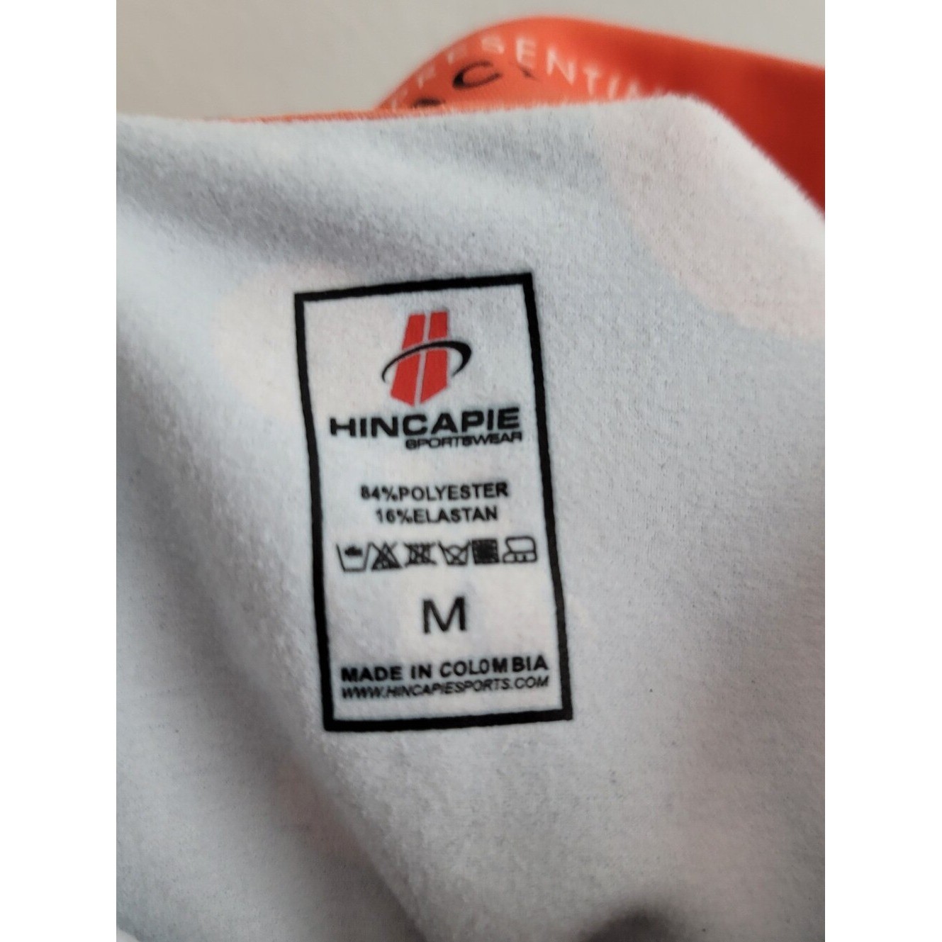 HINCAPIE Sportswear Cycling Jersey Athletic Biking Shirt 3 Pockets Troupe Medium
