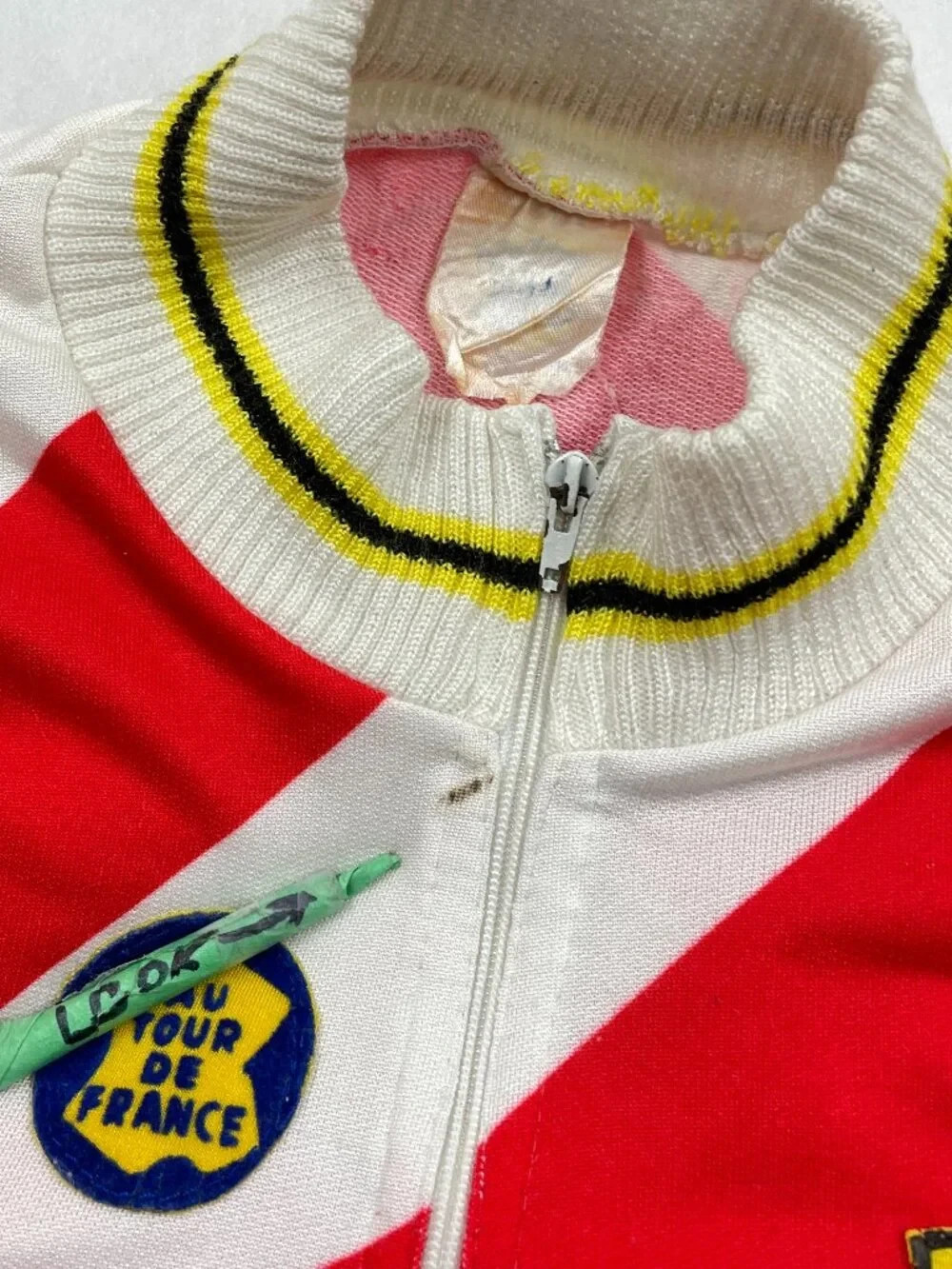 Vintage 80’s Poli France Velo Club Montalbanais Cycling Bike Jersey Men’s M