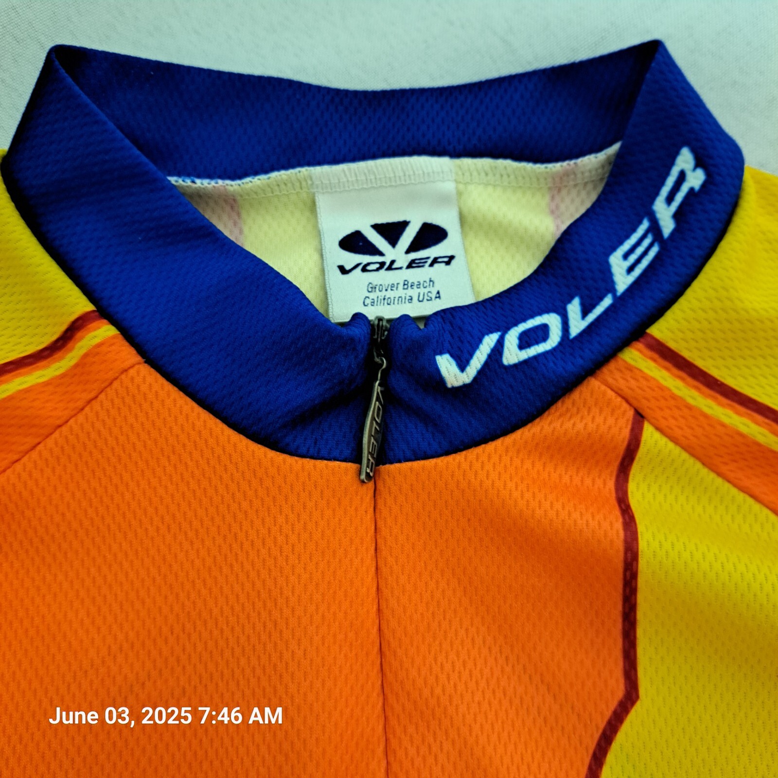 Voler Cycling Jersey M League of American Bicyclists Club Raglan Shirt Bicycle