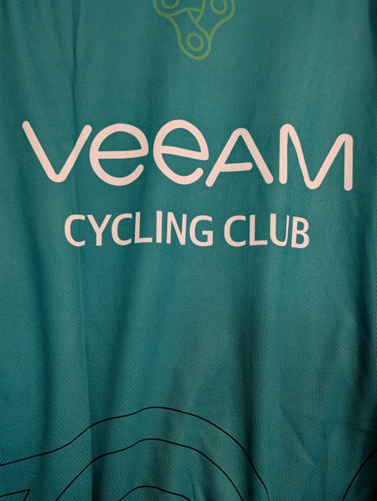 Voler CYCLING SHIRT..Medium..100 Percent Polyester. Zip Front