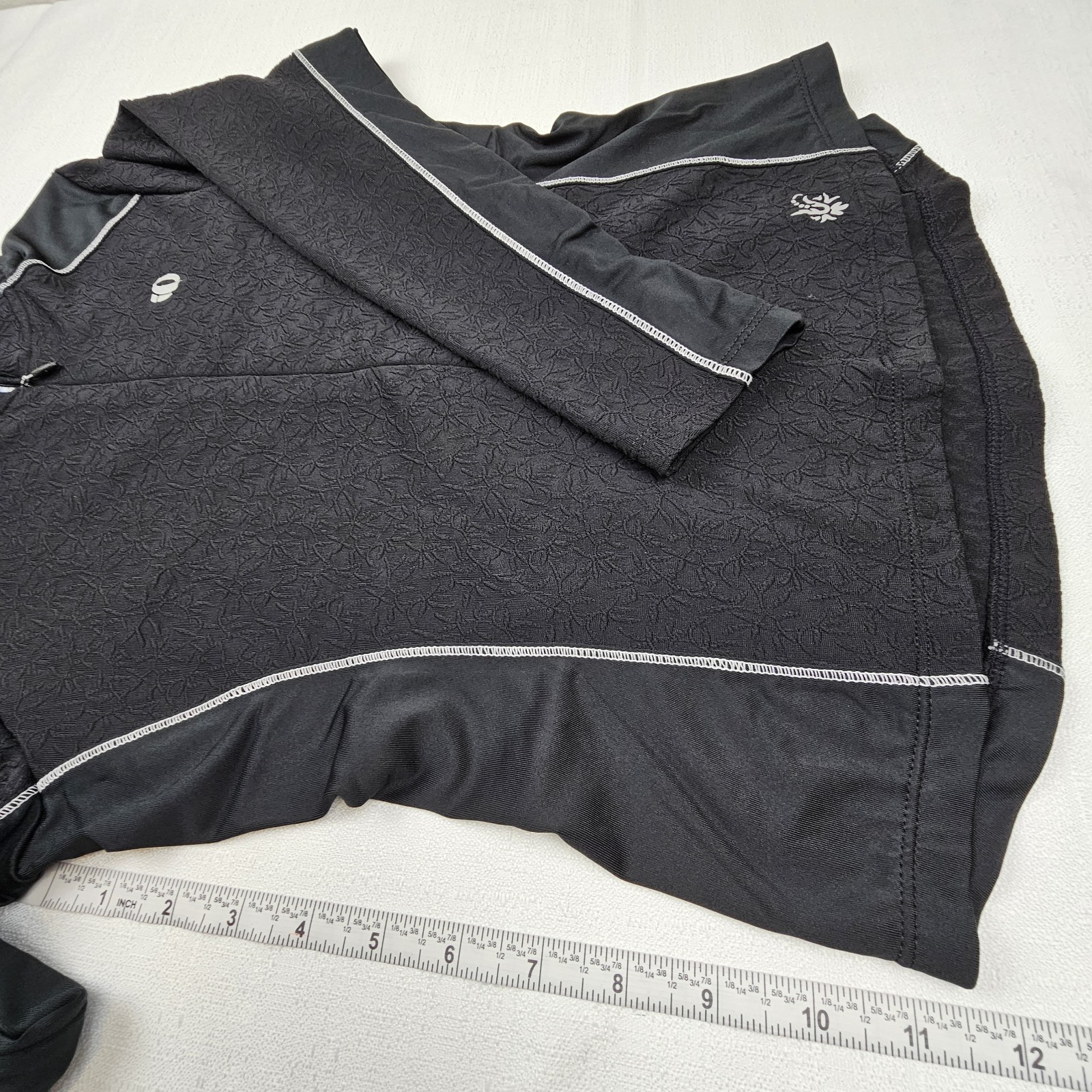 Pearl Izumi Womens Small 3/4 Zip Long Sleeve Mock Neck Pullover Shirt Jacket