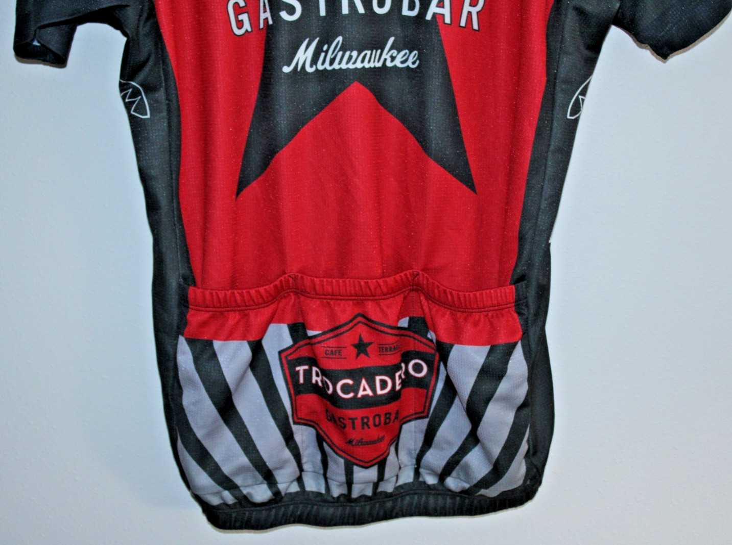 Mt Borah Pro Men’s Cycling Jersey 2XL Rear Pockets 46″ Chest 24/28″ T2B Racing ~