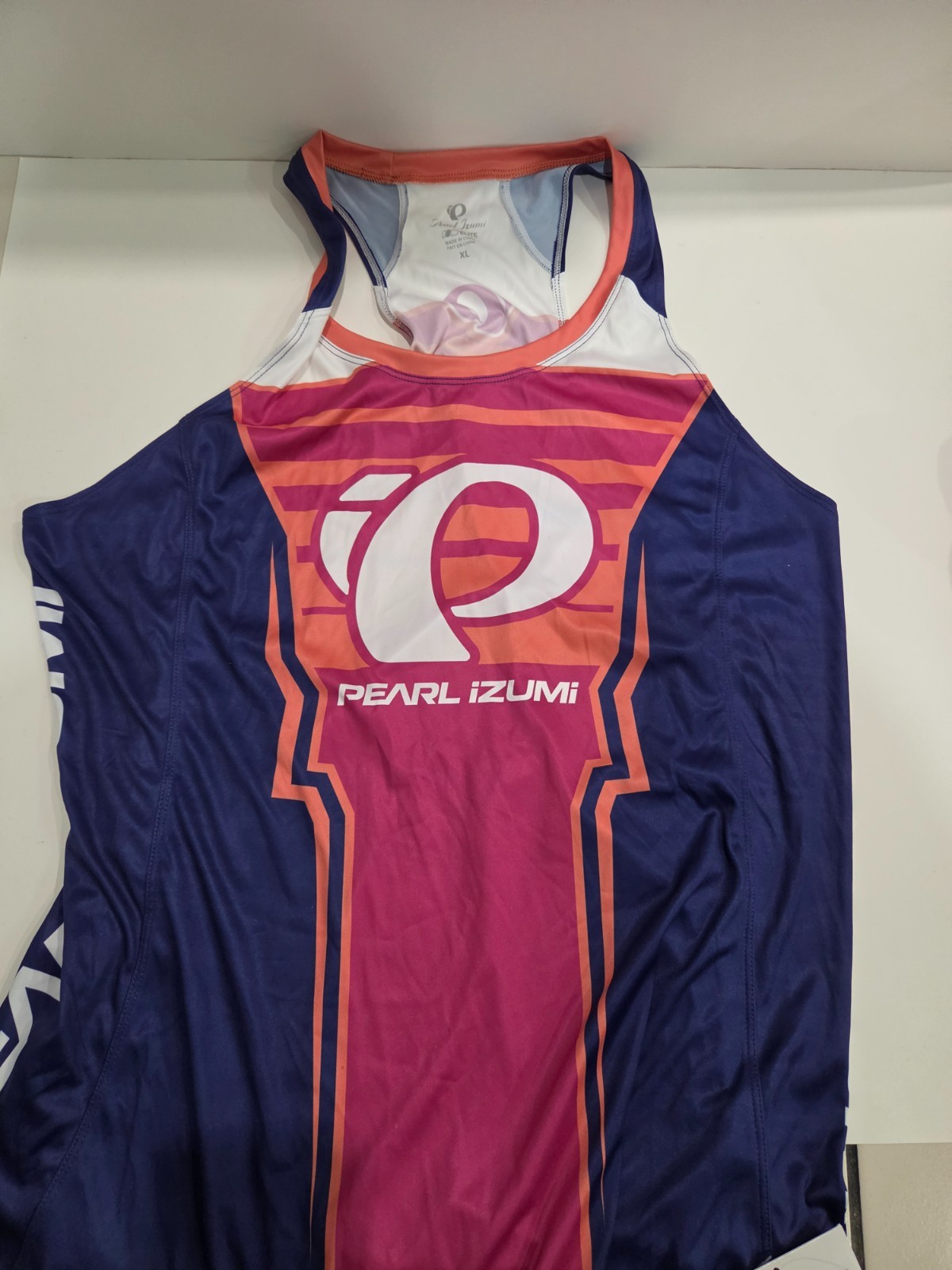 Pearl Izumi Blue /Pink X-Large Women’s Sleeveless Singlet New w/tags