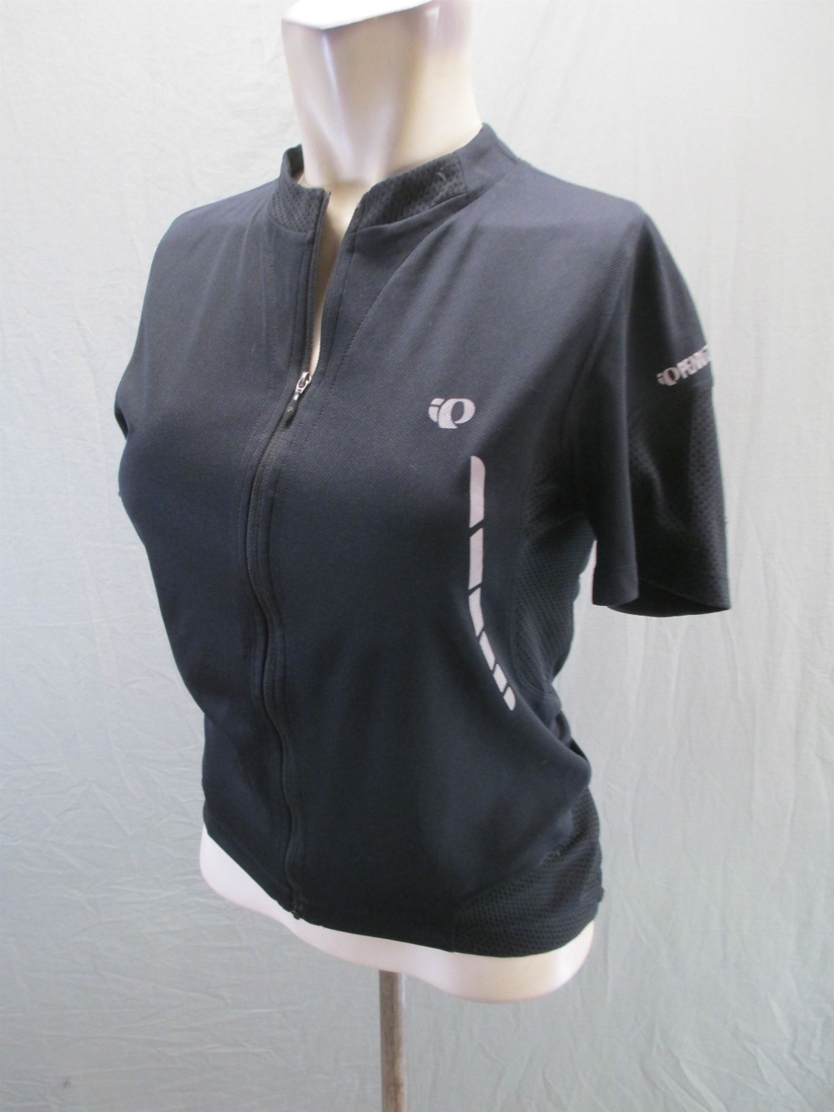 Pearl Izumi Size S Womens Black Cycling Compression 1/4 Zip Short Sleeve Top 758