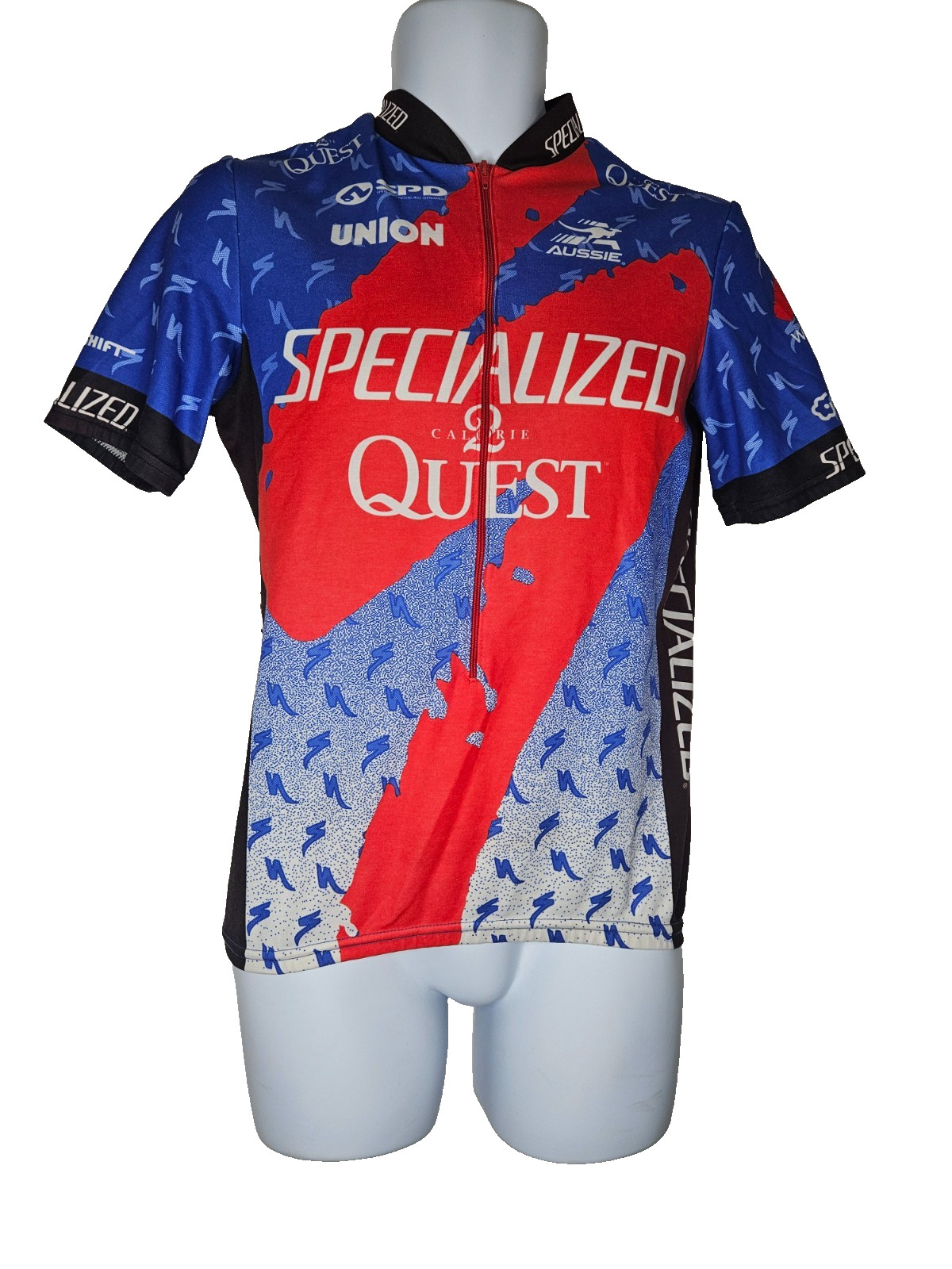 Vintage Aussie Specialized Cycling Jersey Men ? XL Racing MTB Bike Zip